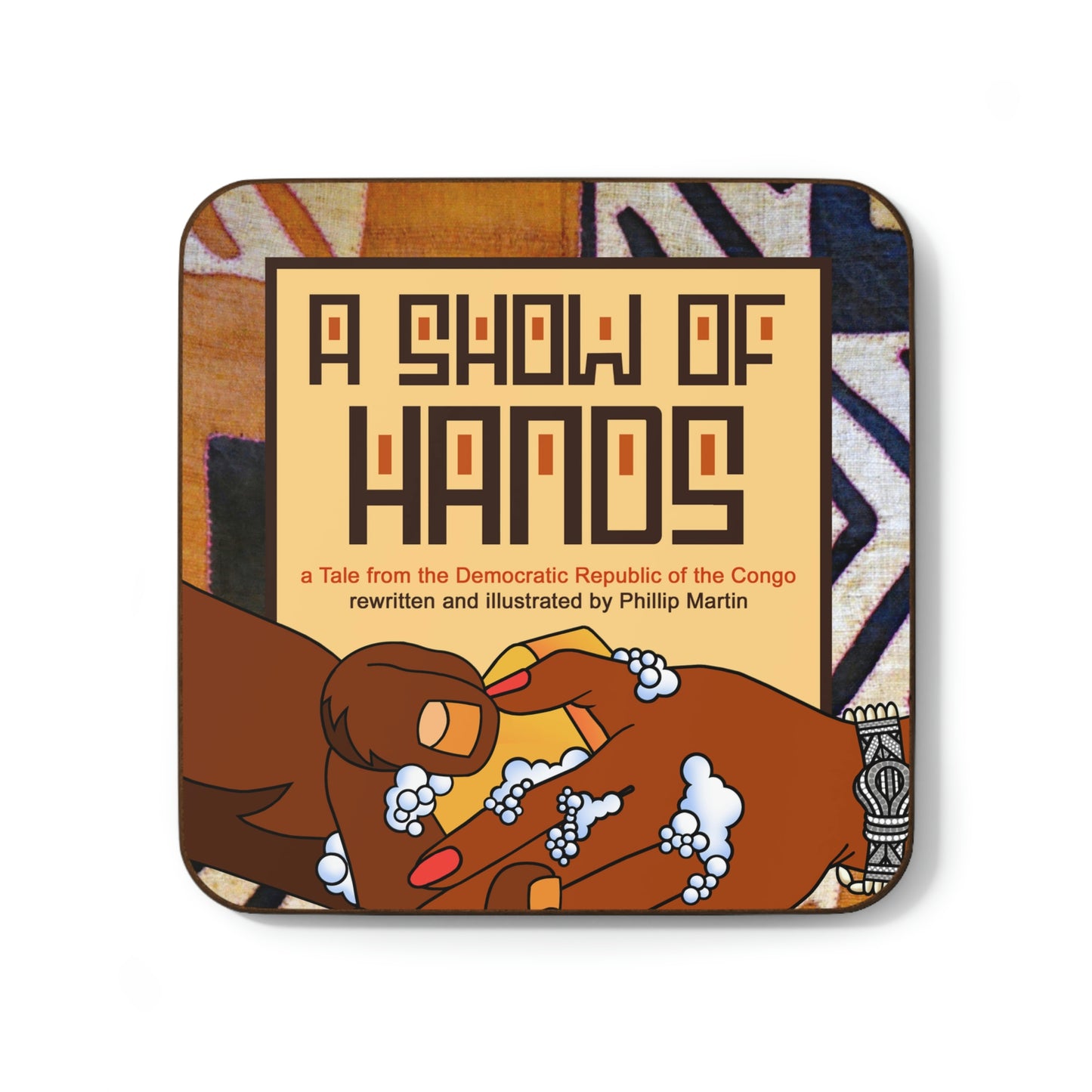 A Show of Hands Hardboard Back Coaster