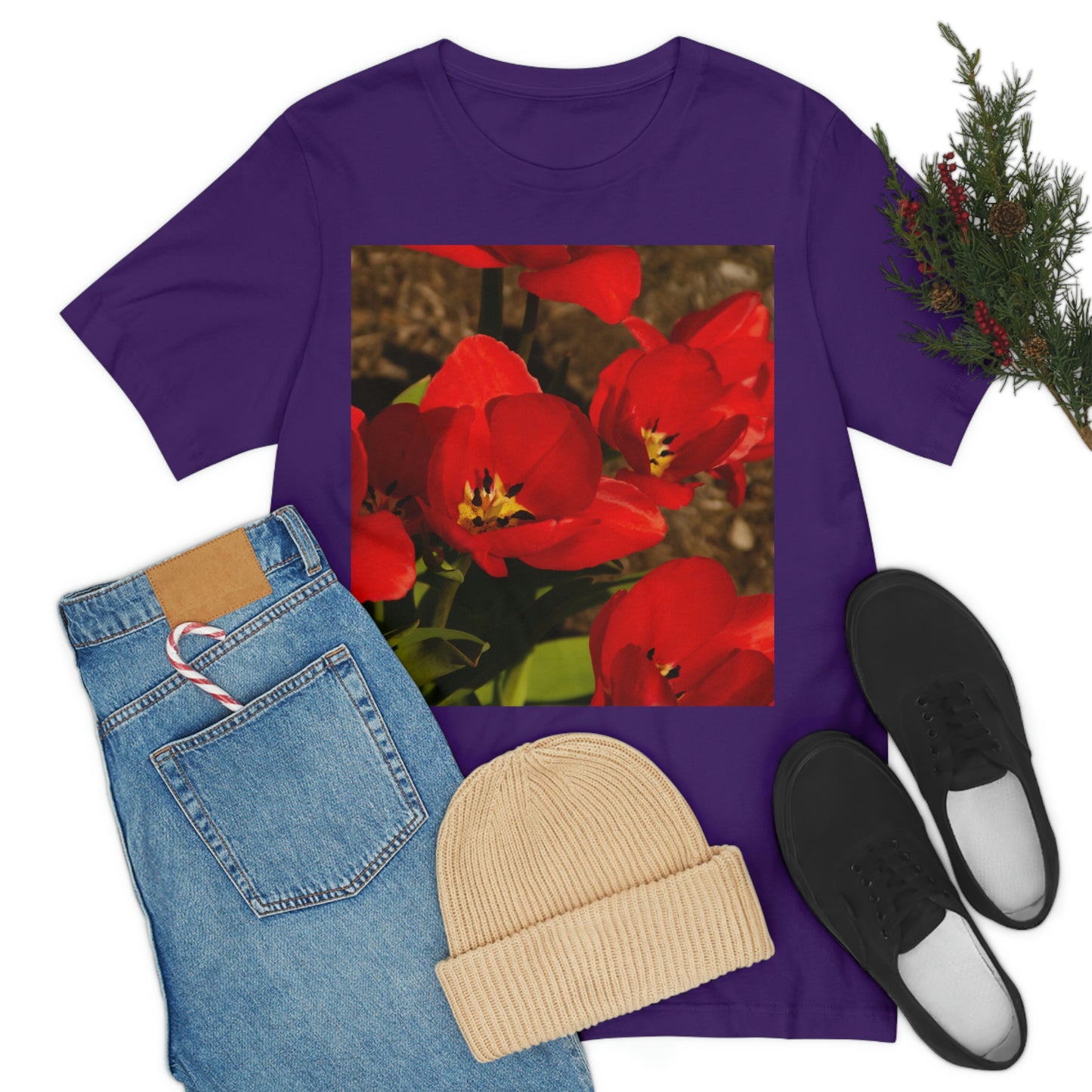 Flowers 05 Unisex Jersey Short Sleeve Tee