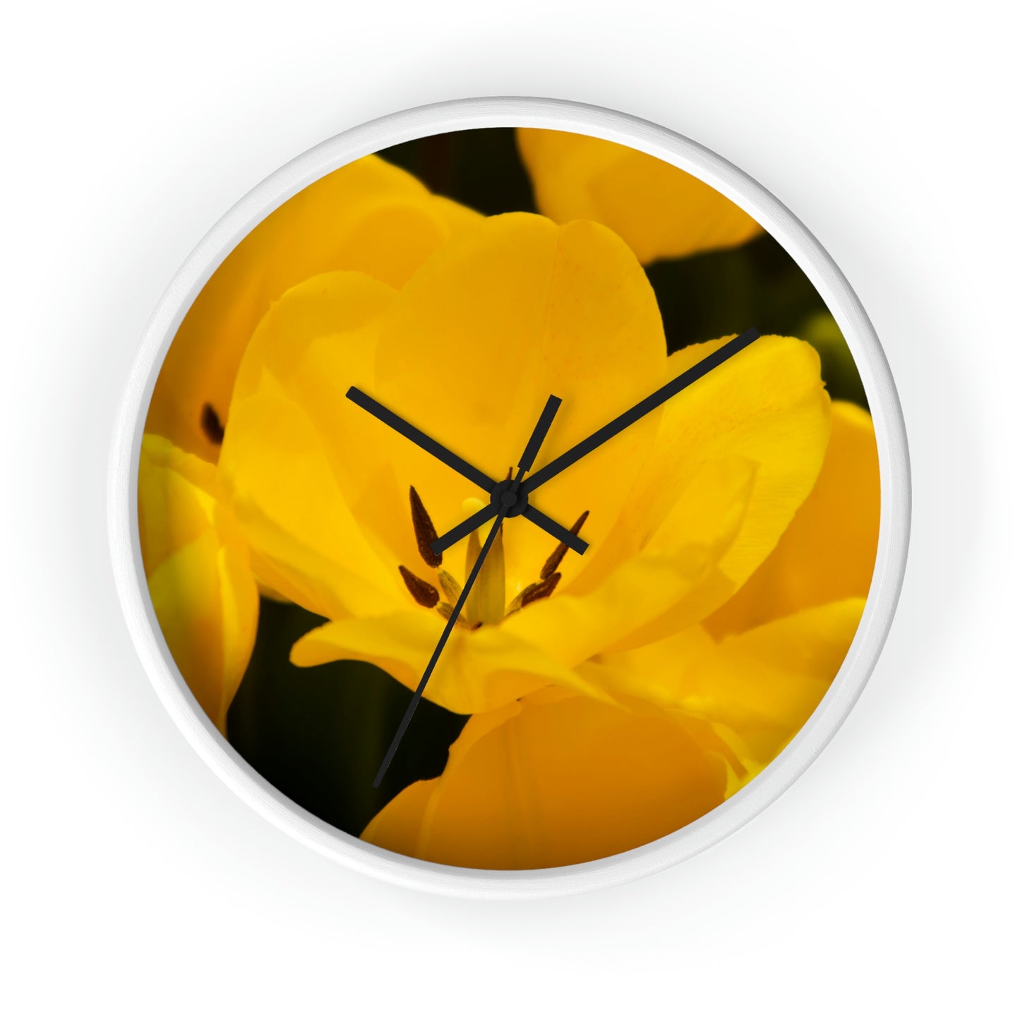 Flowers 16 Wall Clock