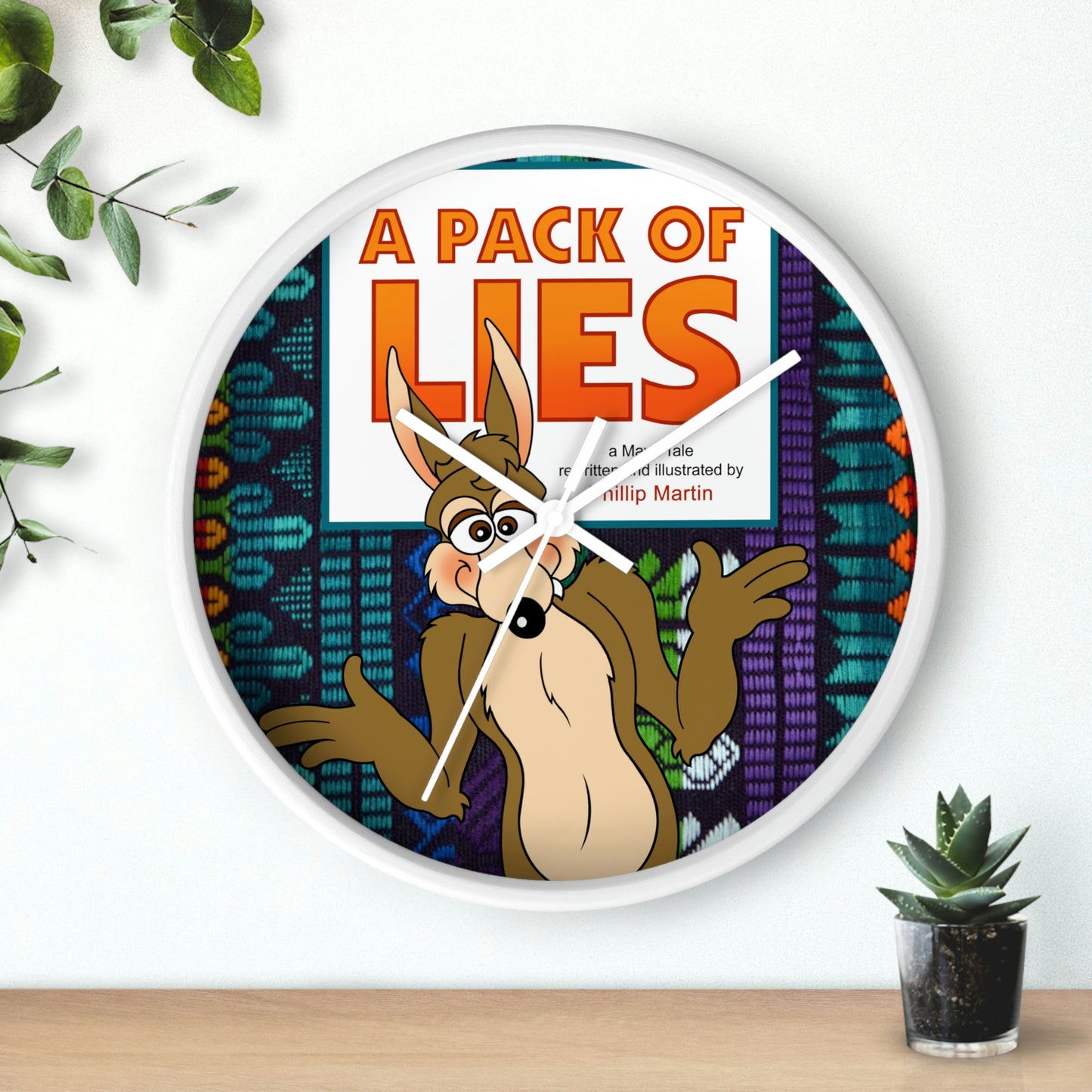 A Pack of Lies Wall clock