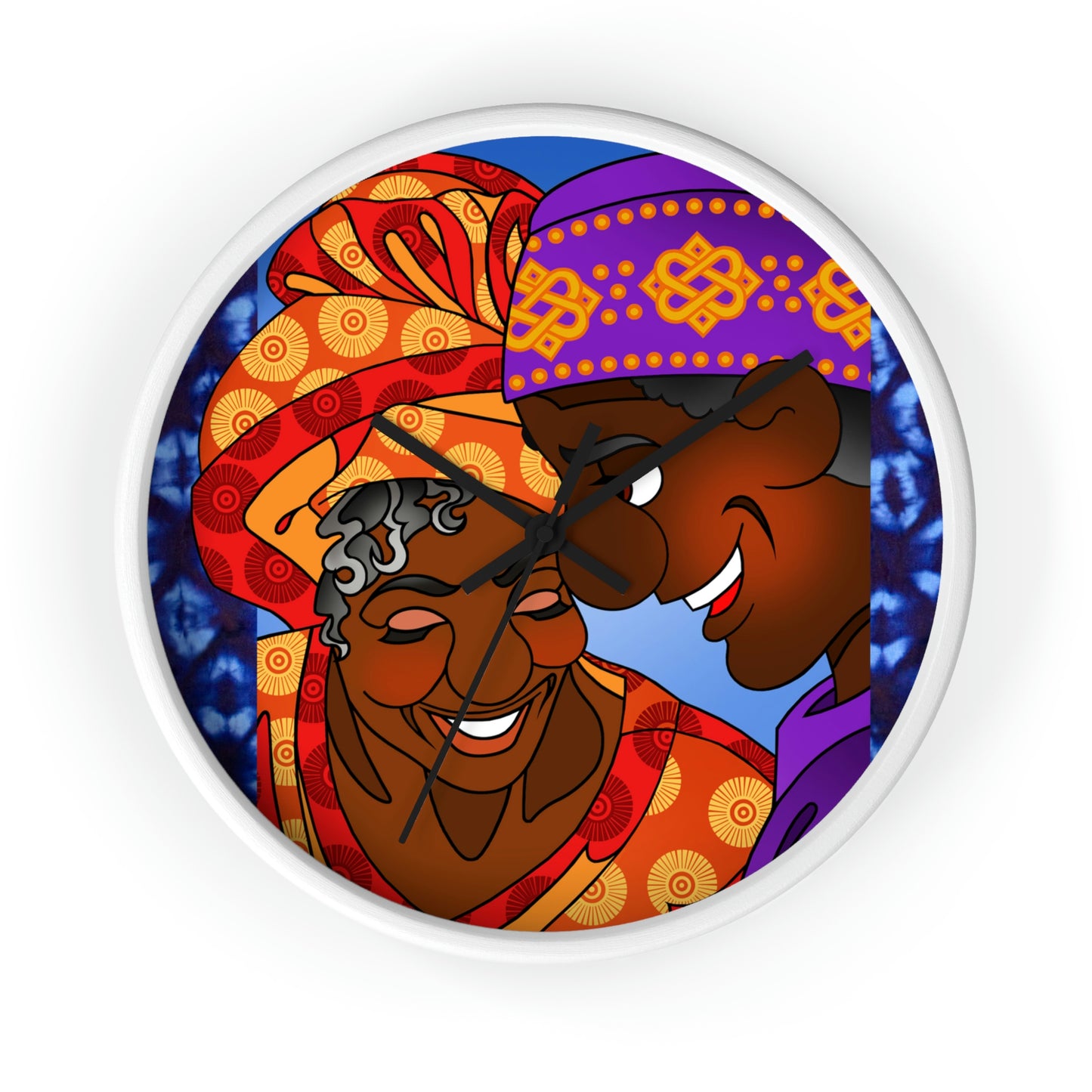 The Paramount Chief and One Wise Woman Wall clock