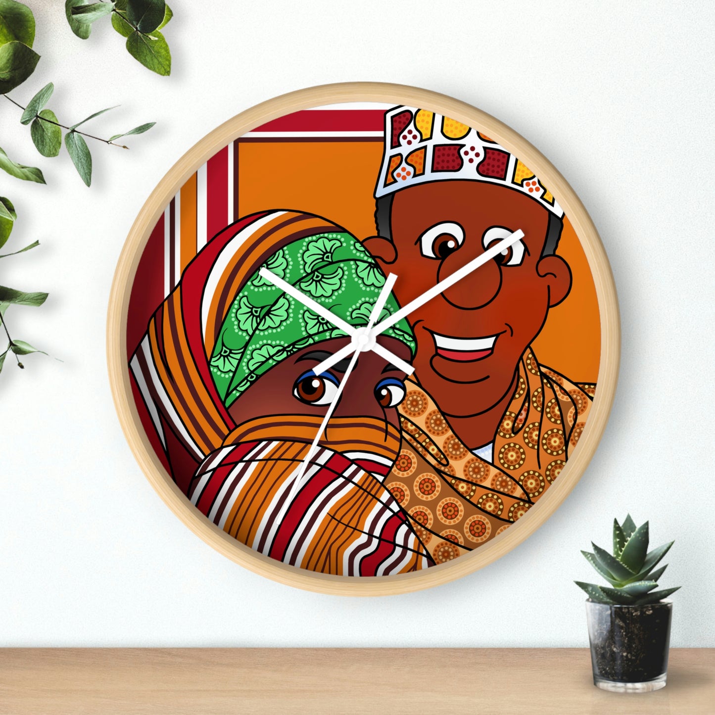 The Kitty Cat Cried! Wall clock