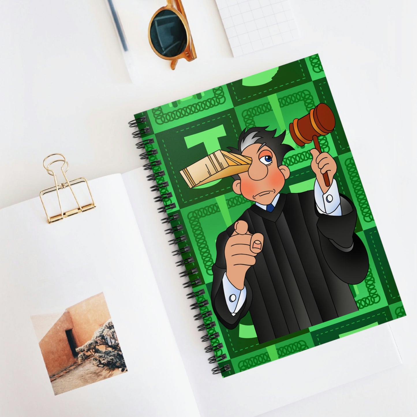 The Bible as Simple as ABC J Spiral Notebook - Ruled Line