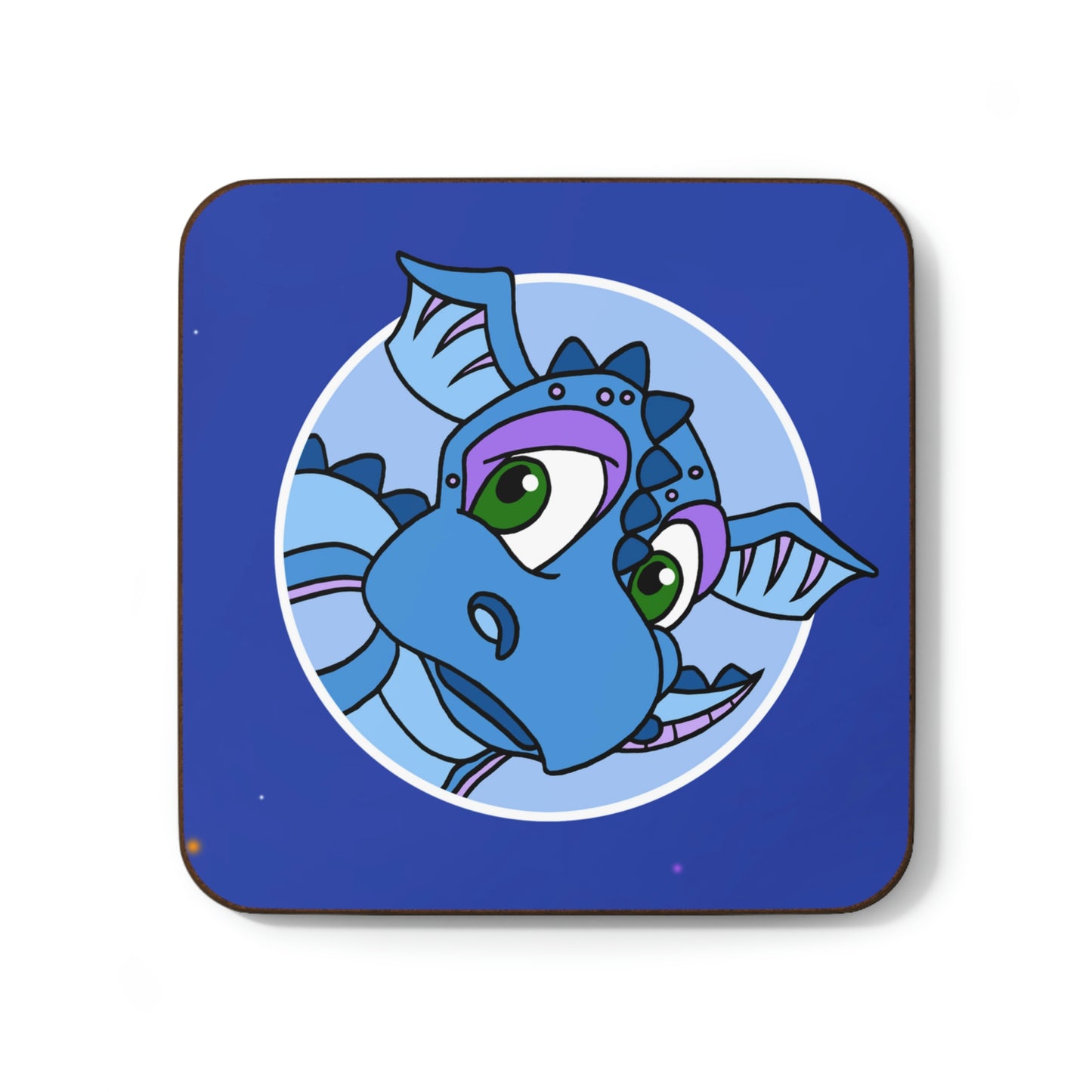 Triple Gratitude with Assorted Monsters! Hardboard Back Coaster