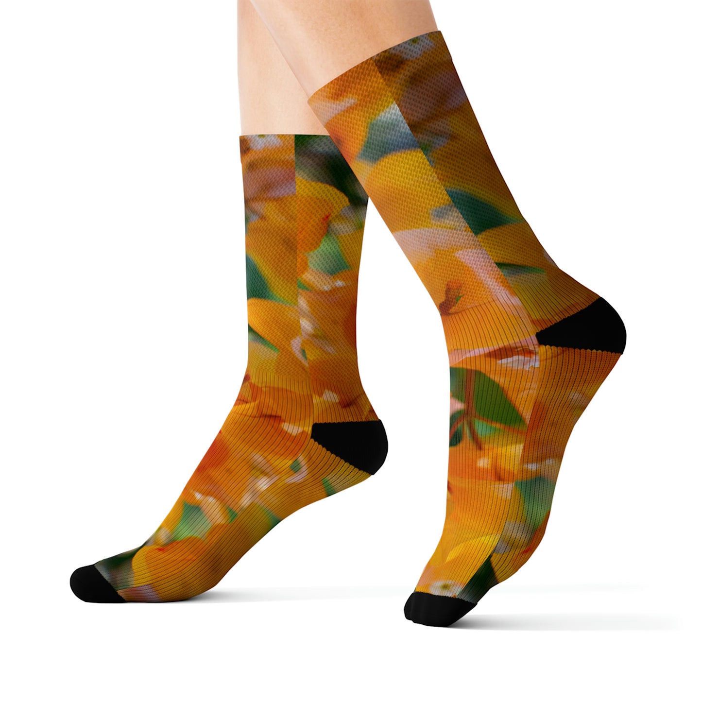 Flowers 21 Sublimation Socks