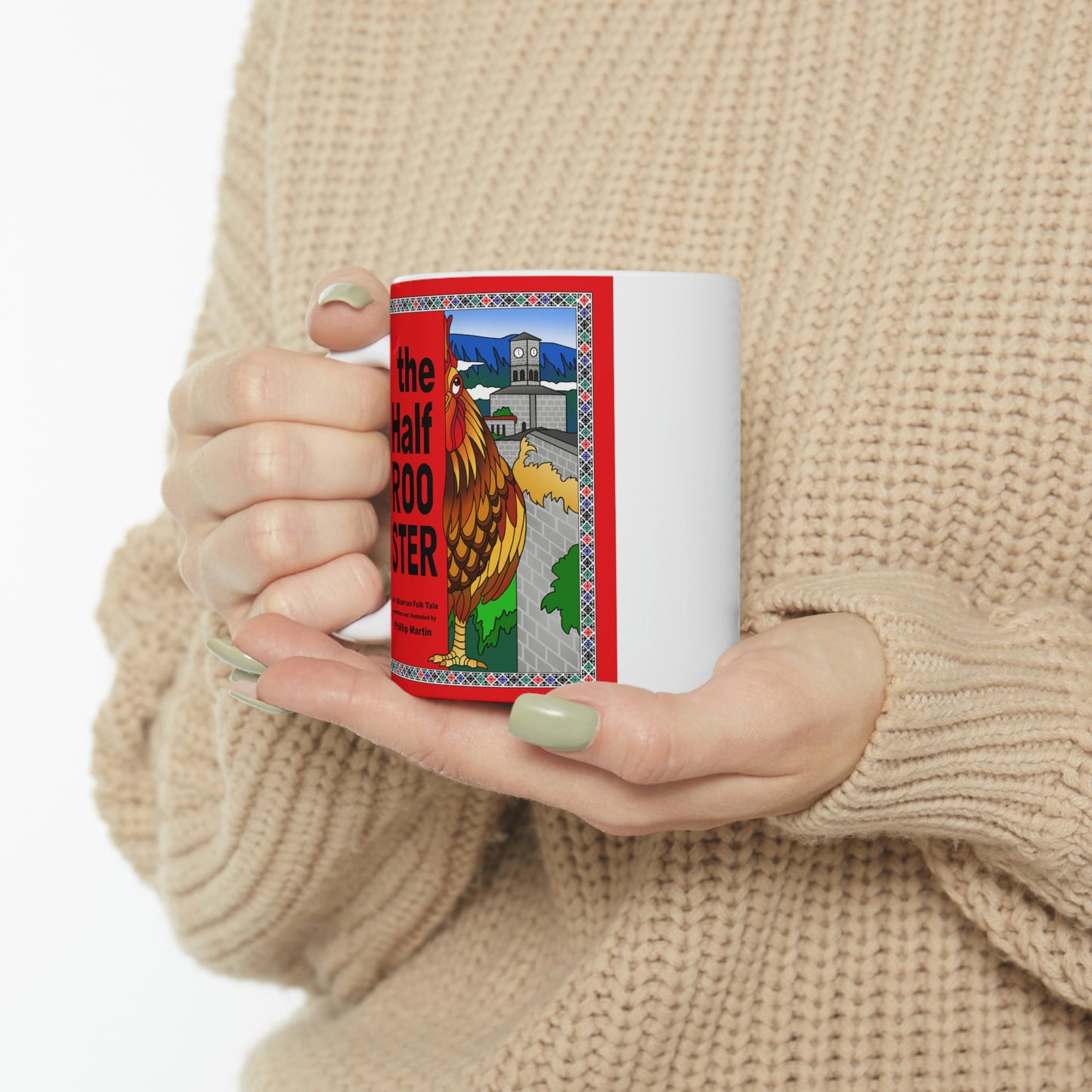 The Half Rooster Ceramic Mug 11oz