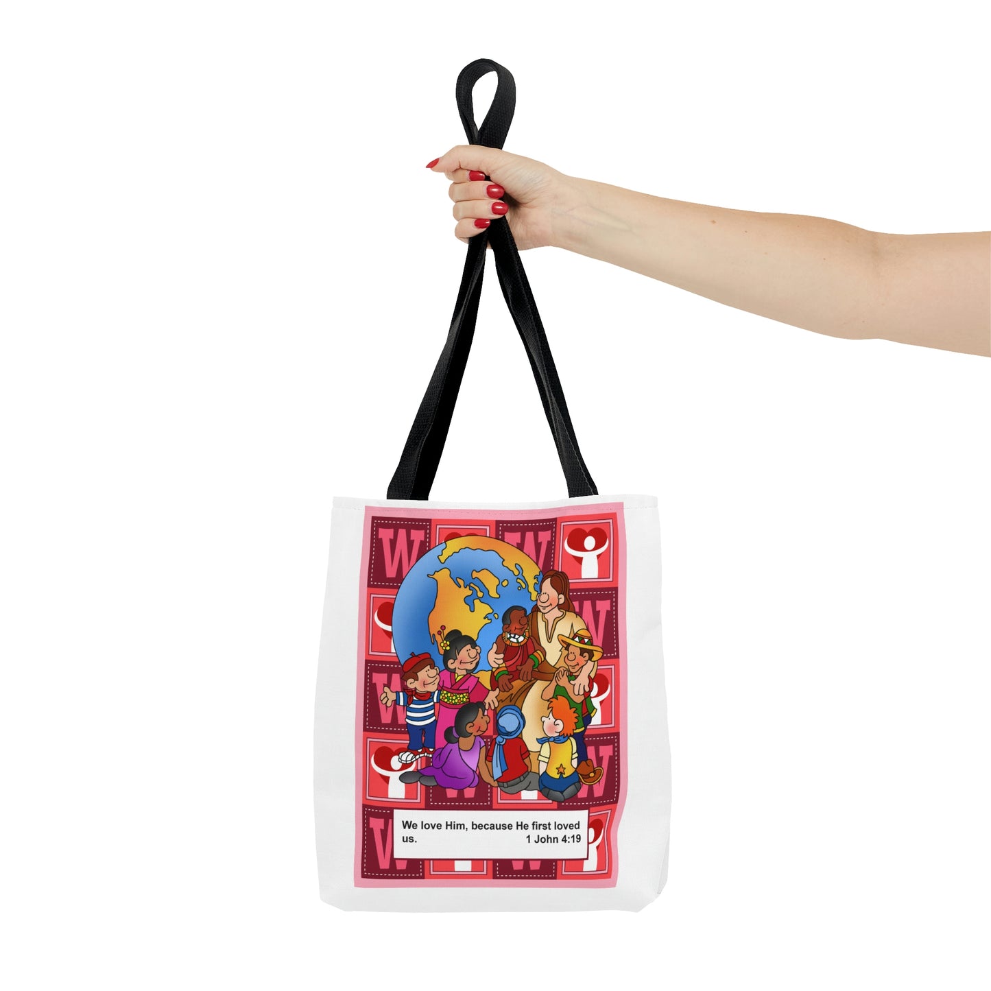 The Bible as Simple as ABC W AOP Tote Bag