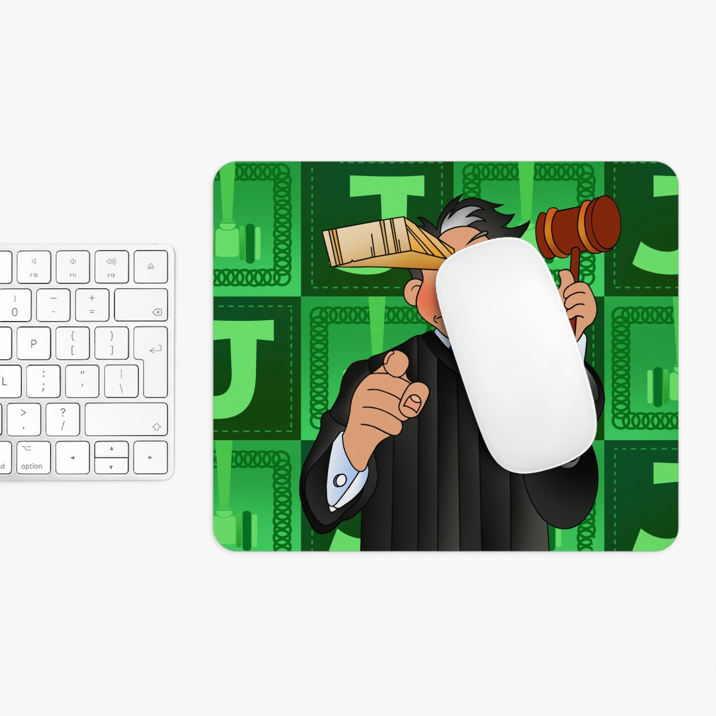 The Bible as Simple as ABC J Rectangle Mouse Pad