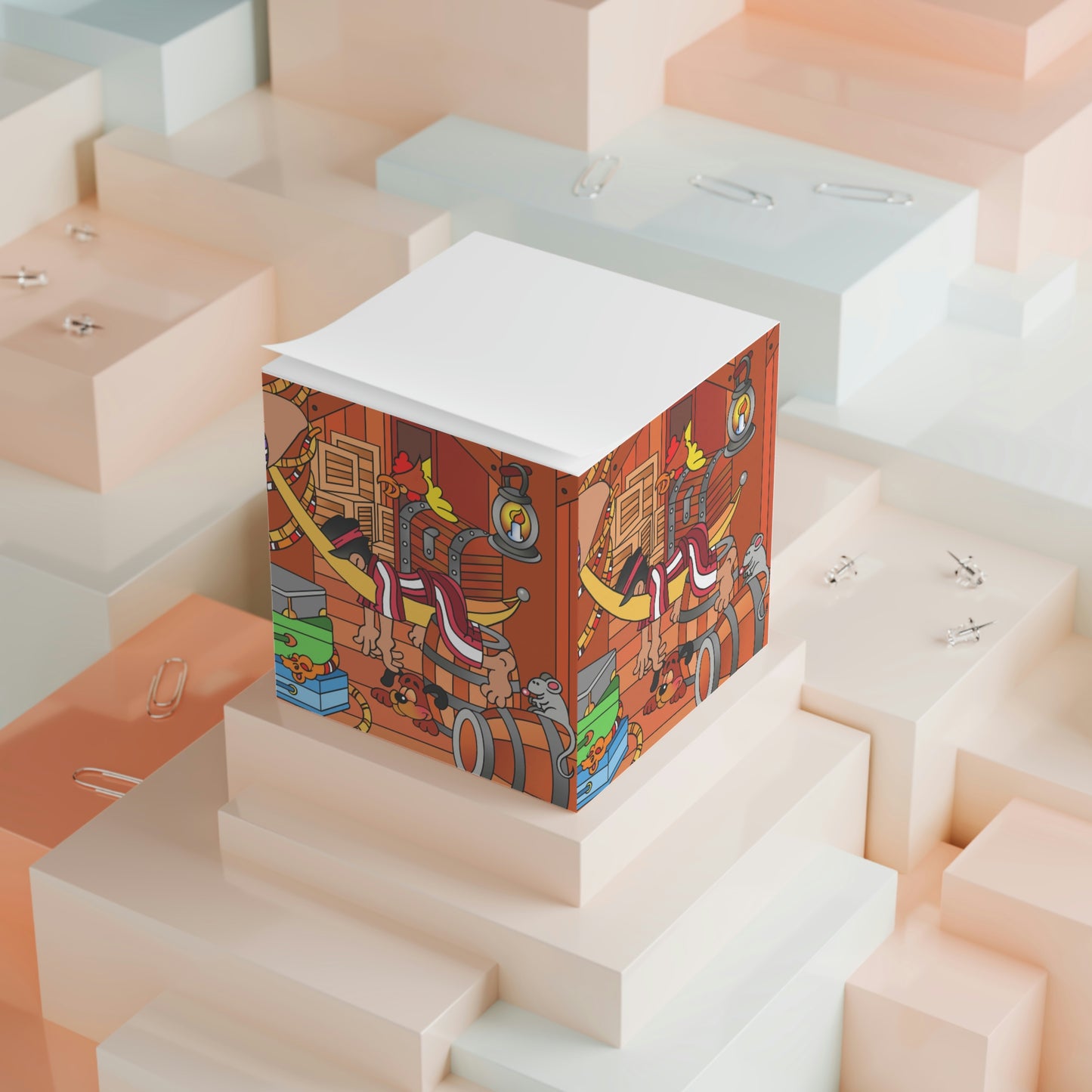 The Story of Jonah! Note Cube