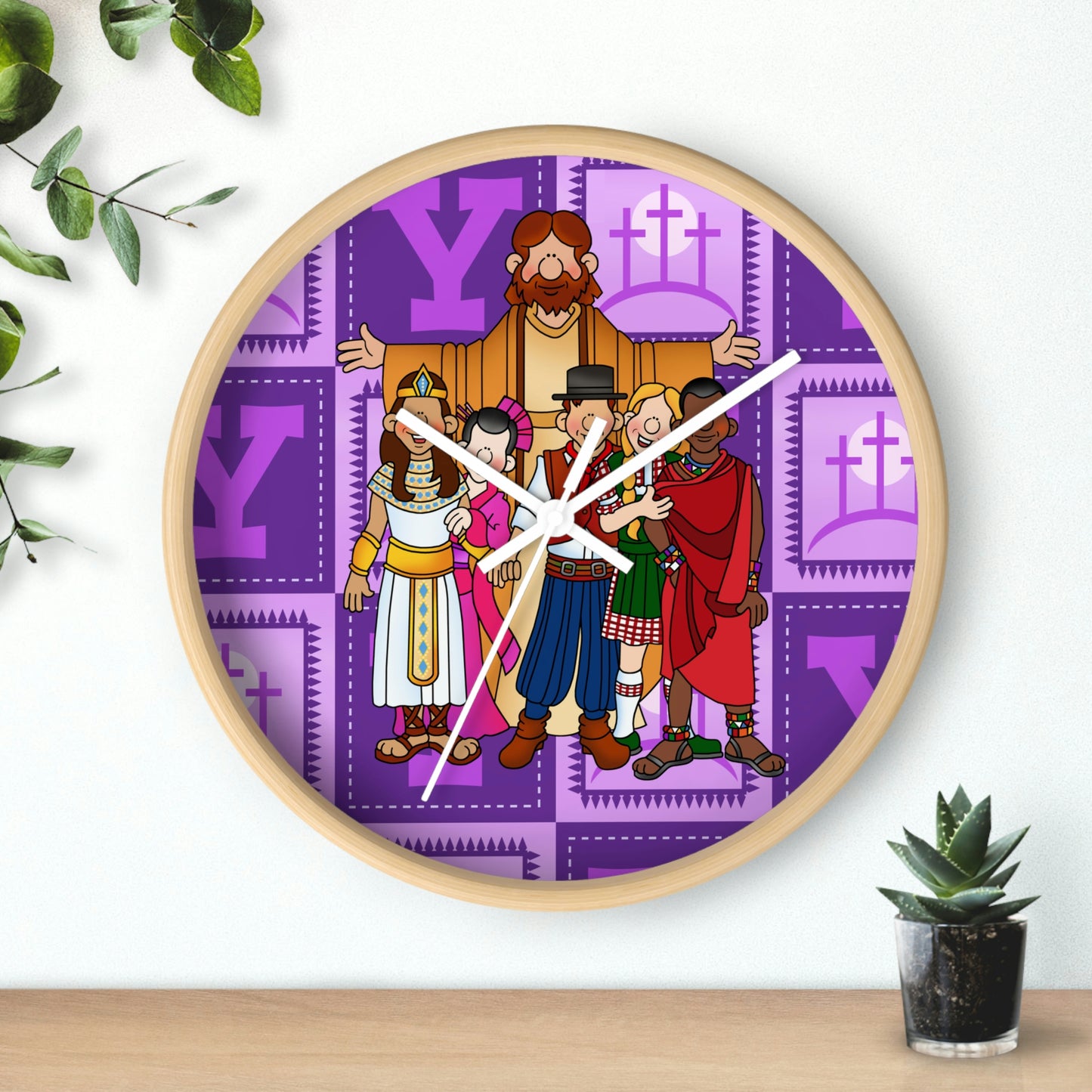 The Bible as Simple as ABC Y Wall Clock