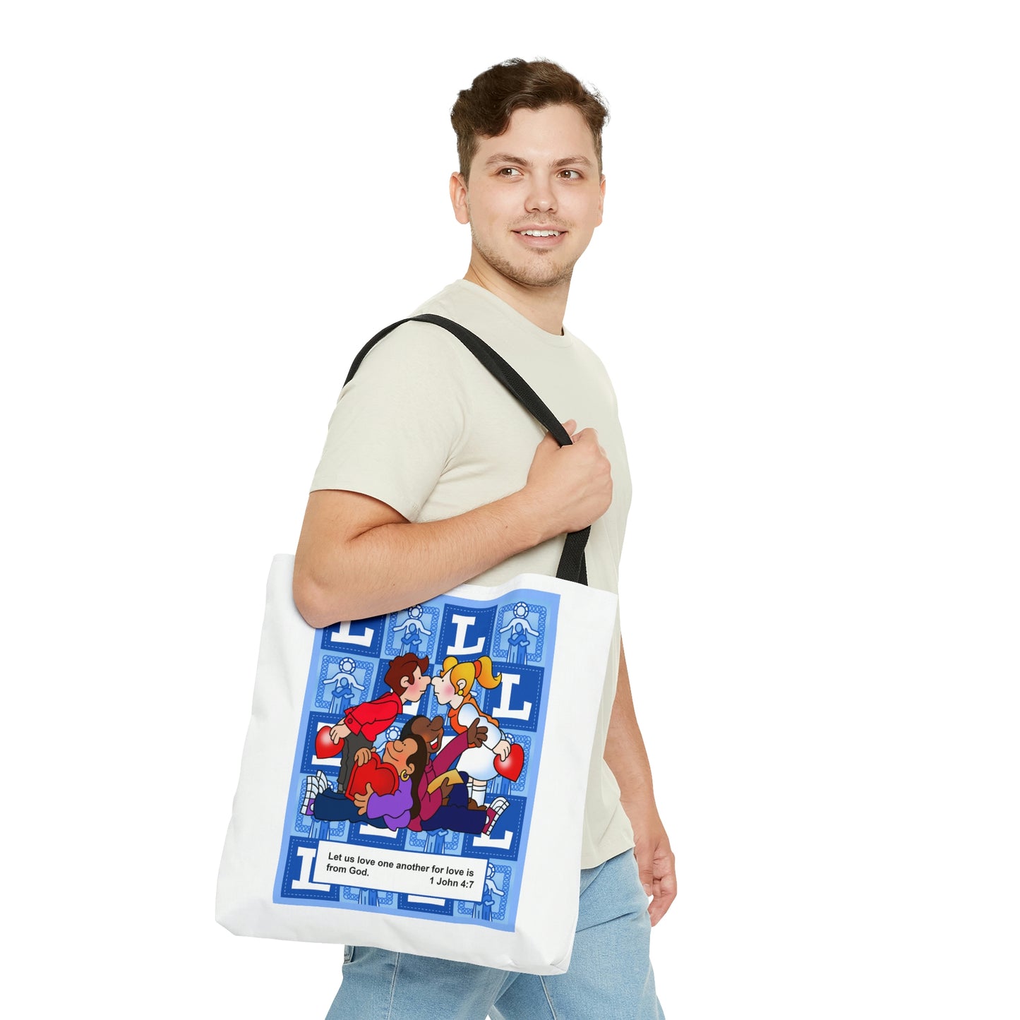 The Bible as Simple as ABC L AOP Tote Bag