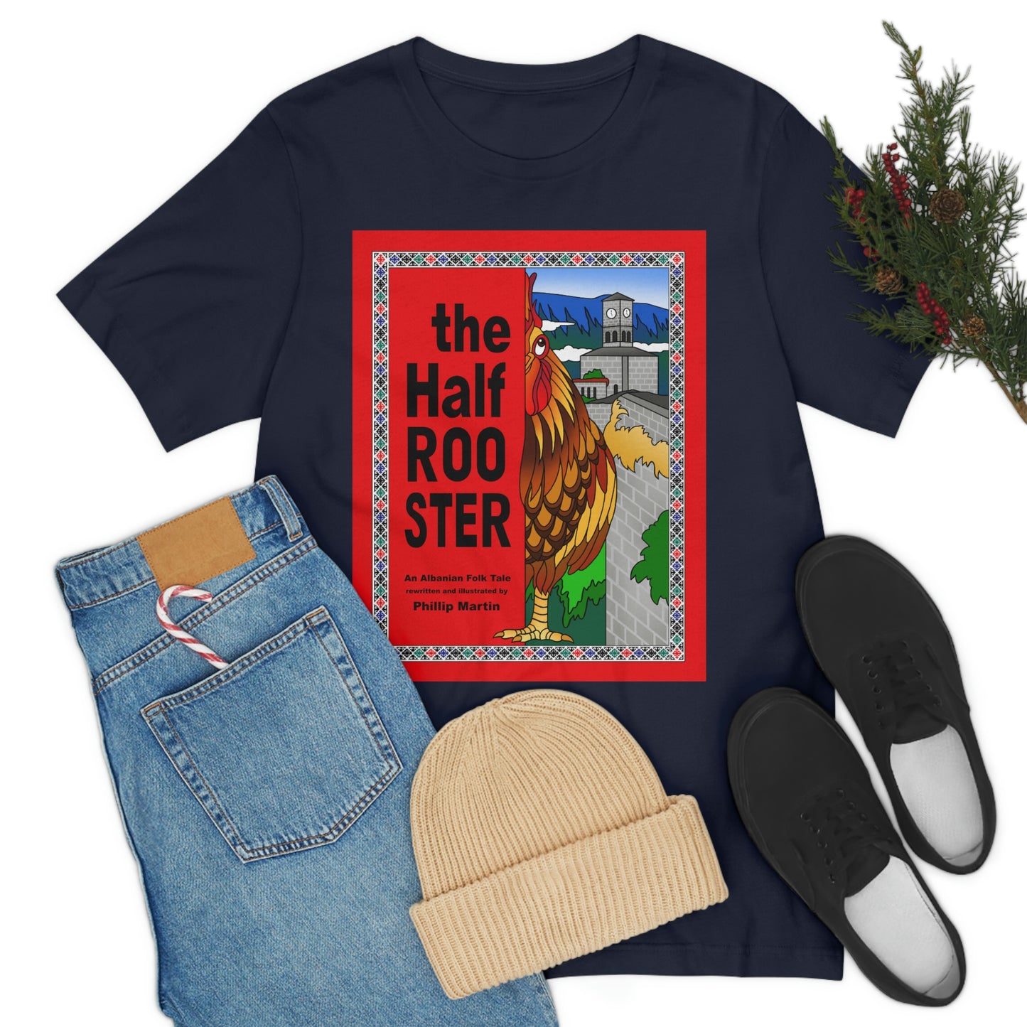 The Half Rooster Unisex Jersey Short Sleeve Tee