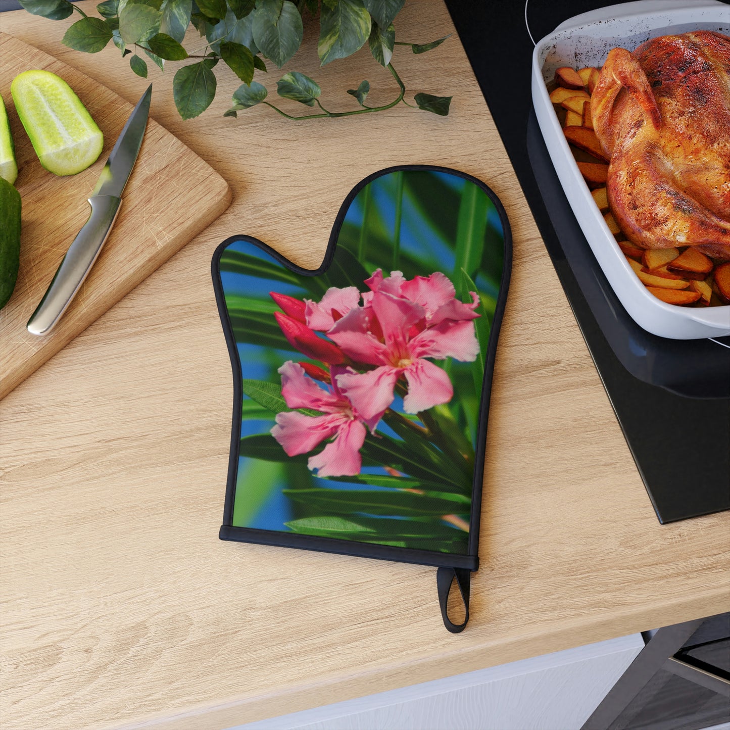 Flowers 33 Oven Glove