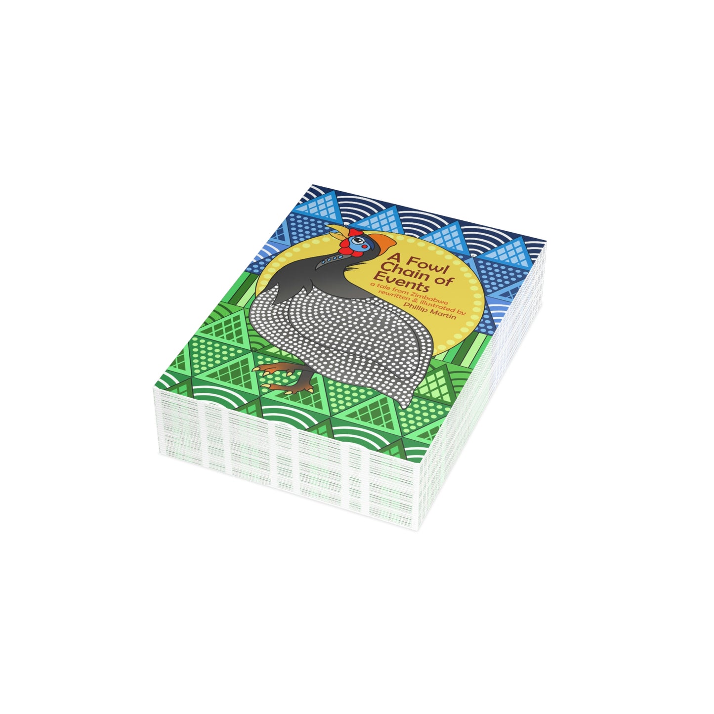 A Fowl Chain of Events Greeting Cards (1, 10, 30, and 50pcs)