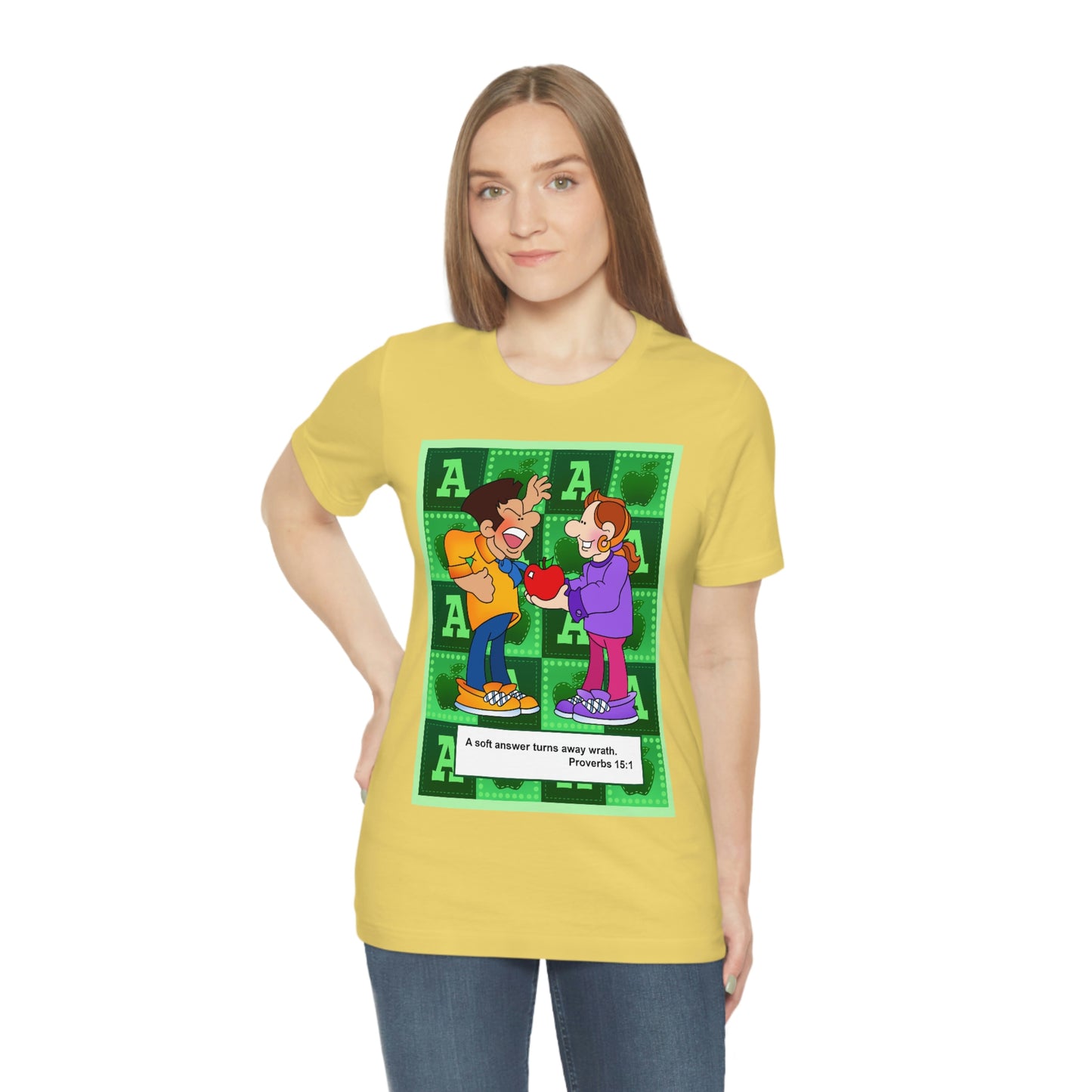 The Bible as Simple as ABC A Unisex Jersey Short Sleeve Tee