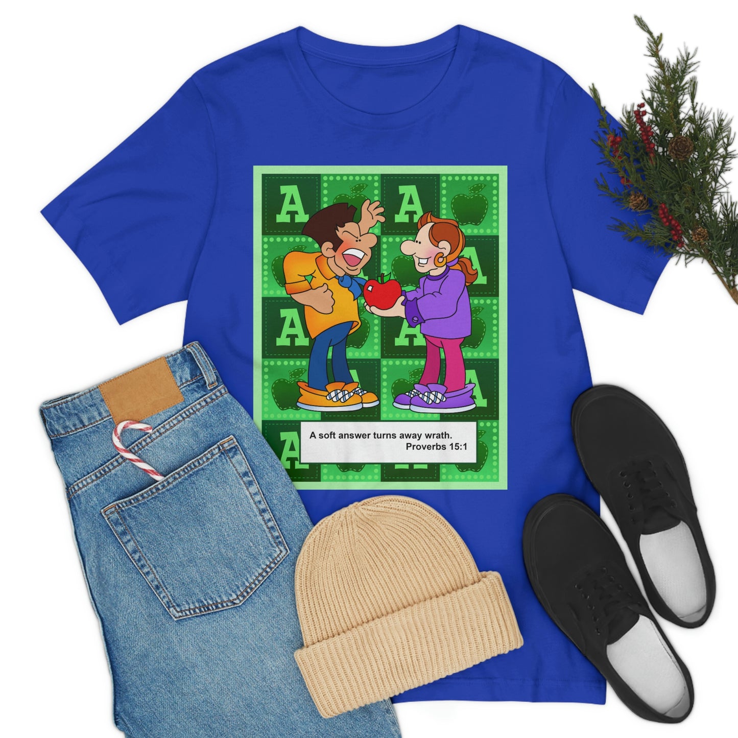 The Bible as Simple as ABC A Unisex Jersey Short Sleeve Tee