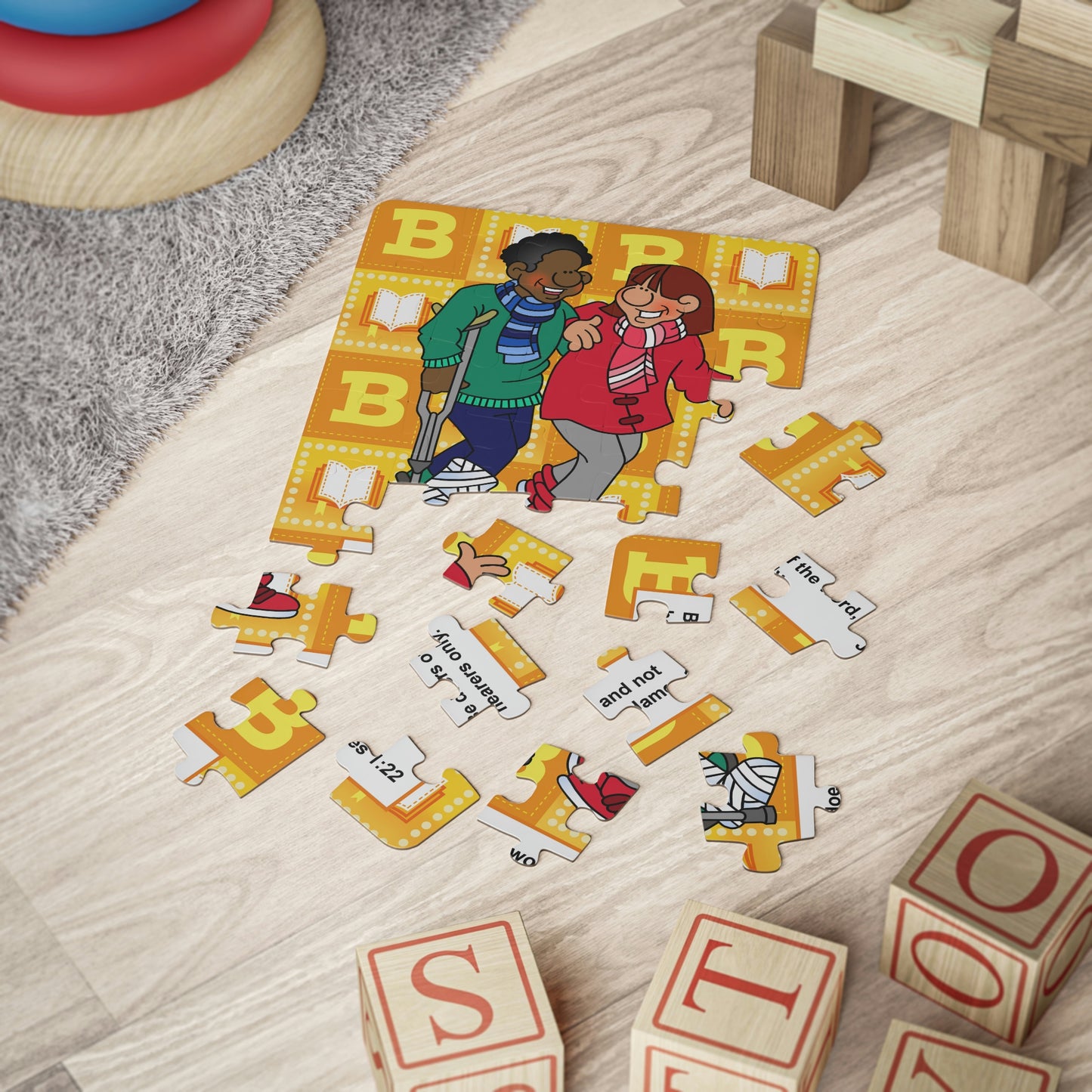 The Bible as Simple as ABC B Kids' Puzzle, 30-Piece