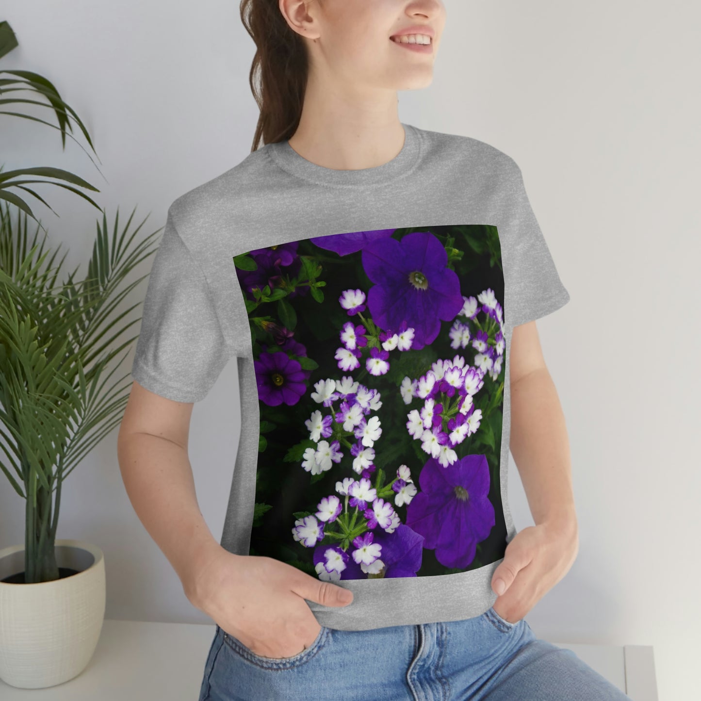 Flowers 04 Unisex Jersey Short Sleeve Tee