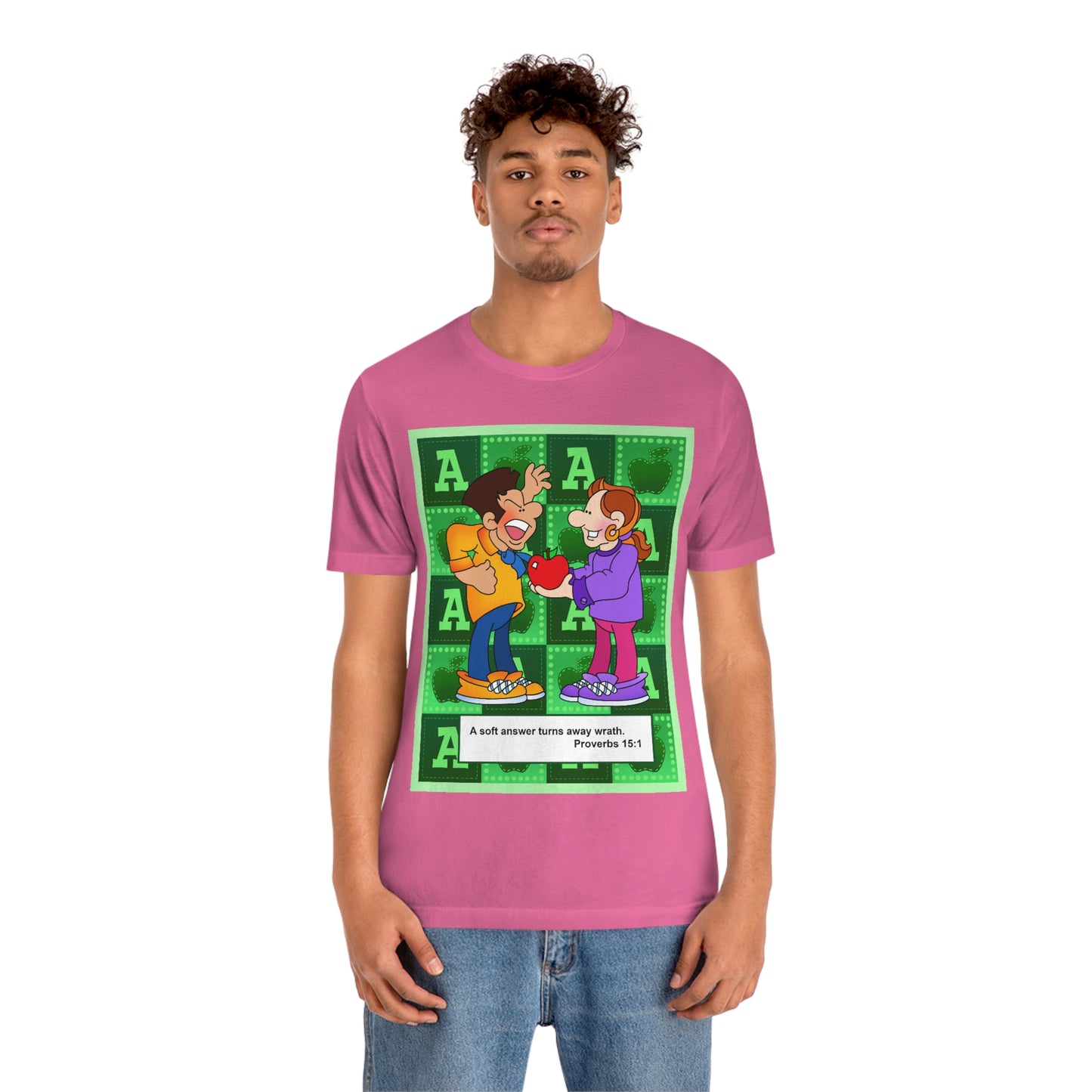 The Bible as Simple as ABC A Unisex Jersey Short Sleeve Tee