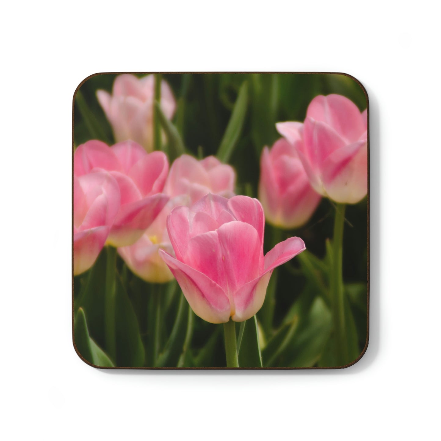 Flowers 17 Hardboard Back Coaster