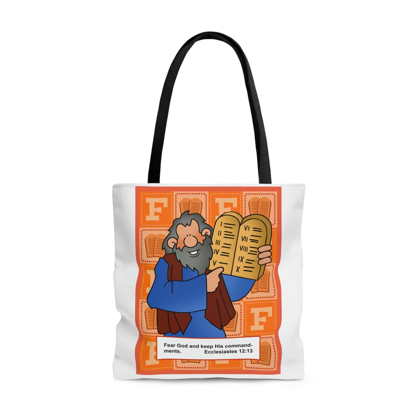 The Bible as Simple as ABC F AOP Tote Bag