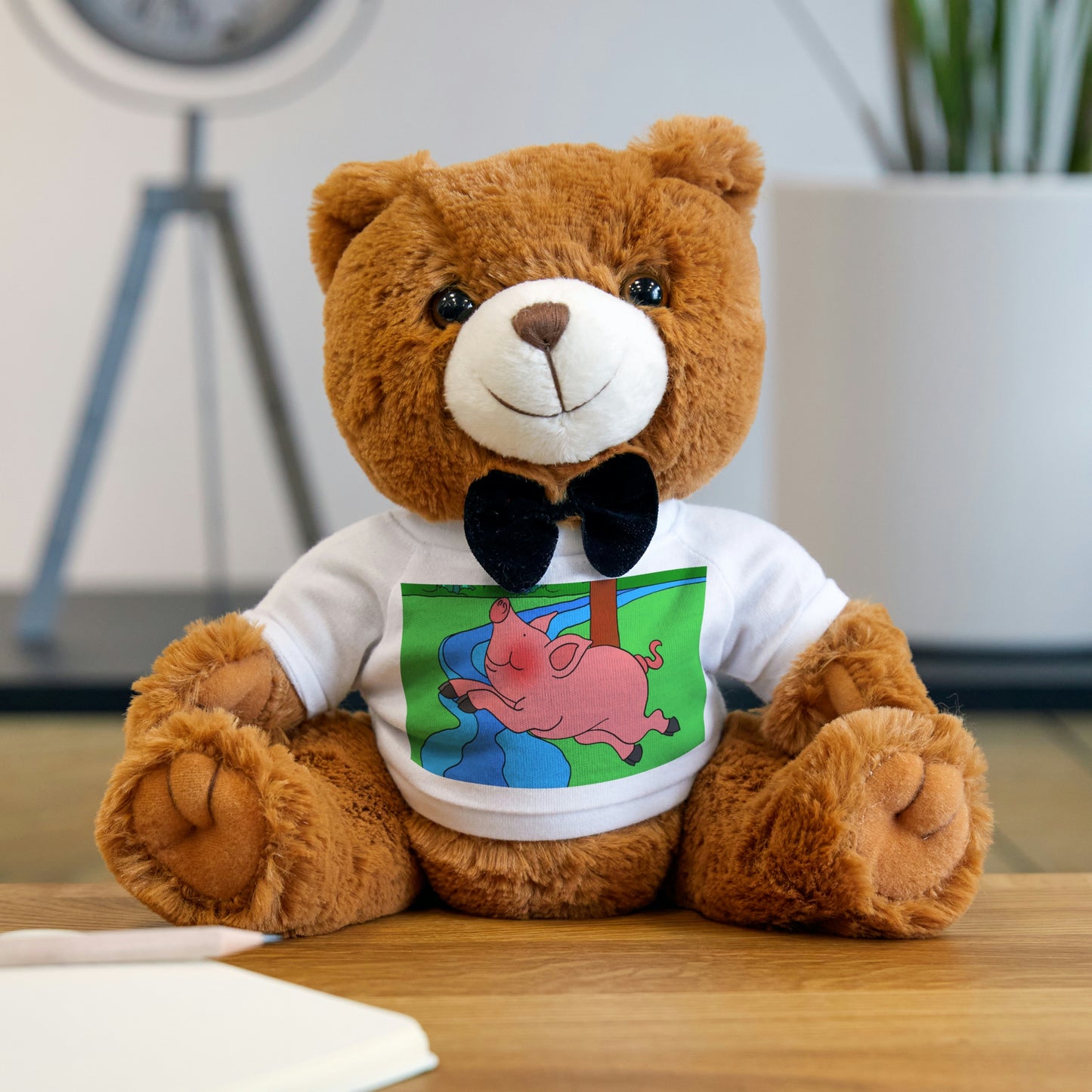 Anansi and the Market Pig! Teddy Bear with T-Shirt