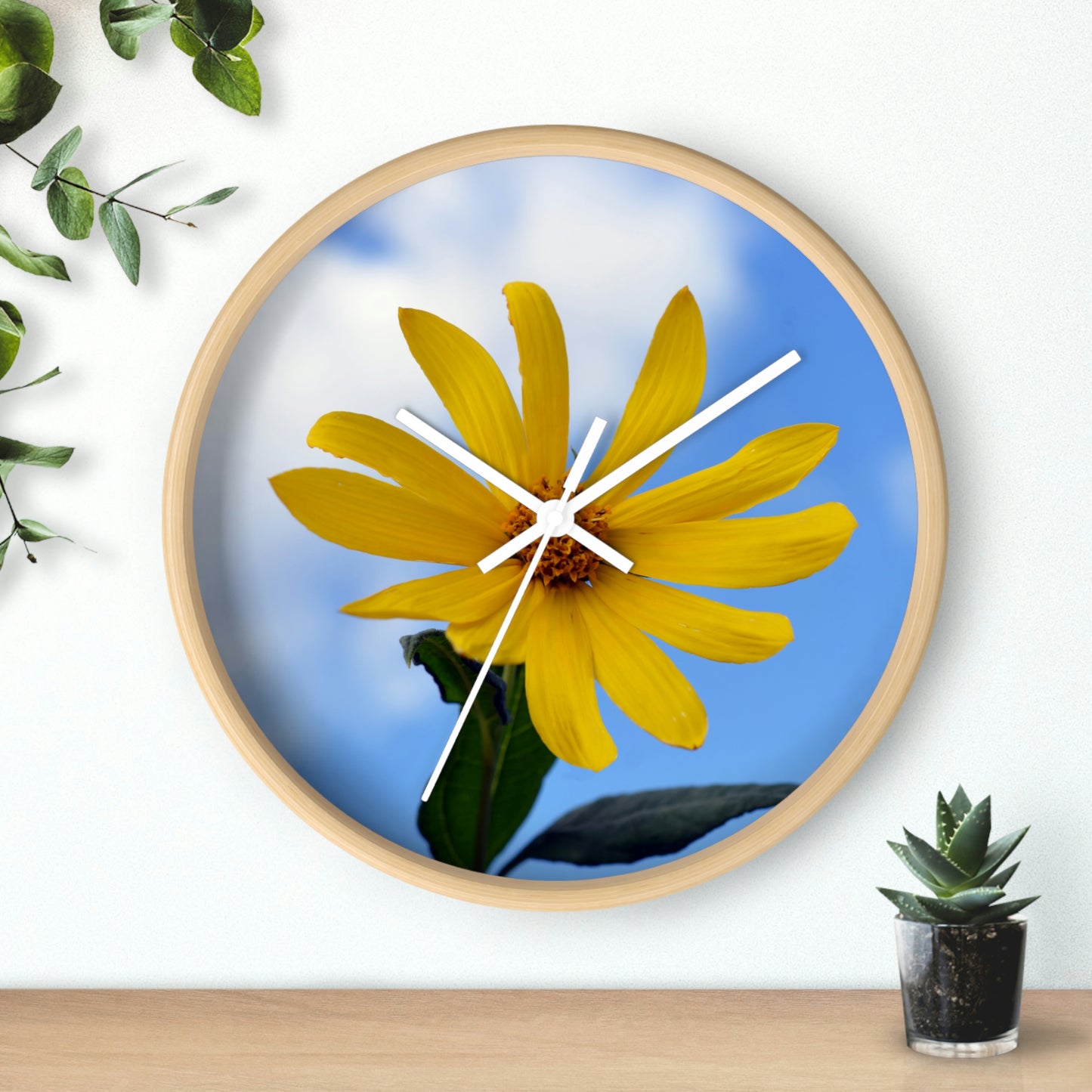 Flowers 32 Wall Clock