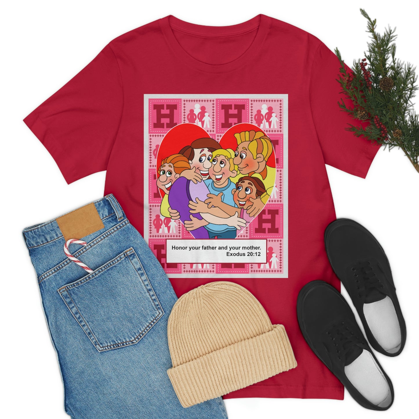 The Bible as Simple as ABC H Unisex Jersey Short Sleeve Tee