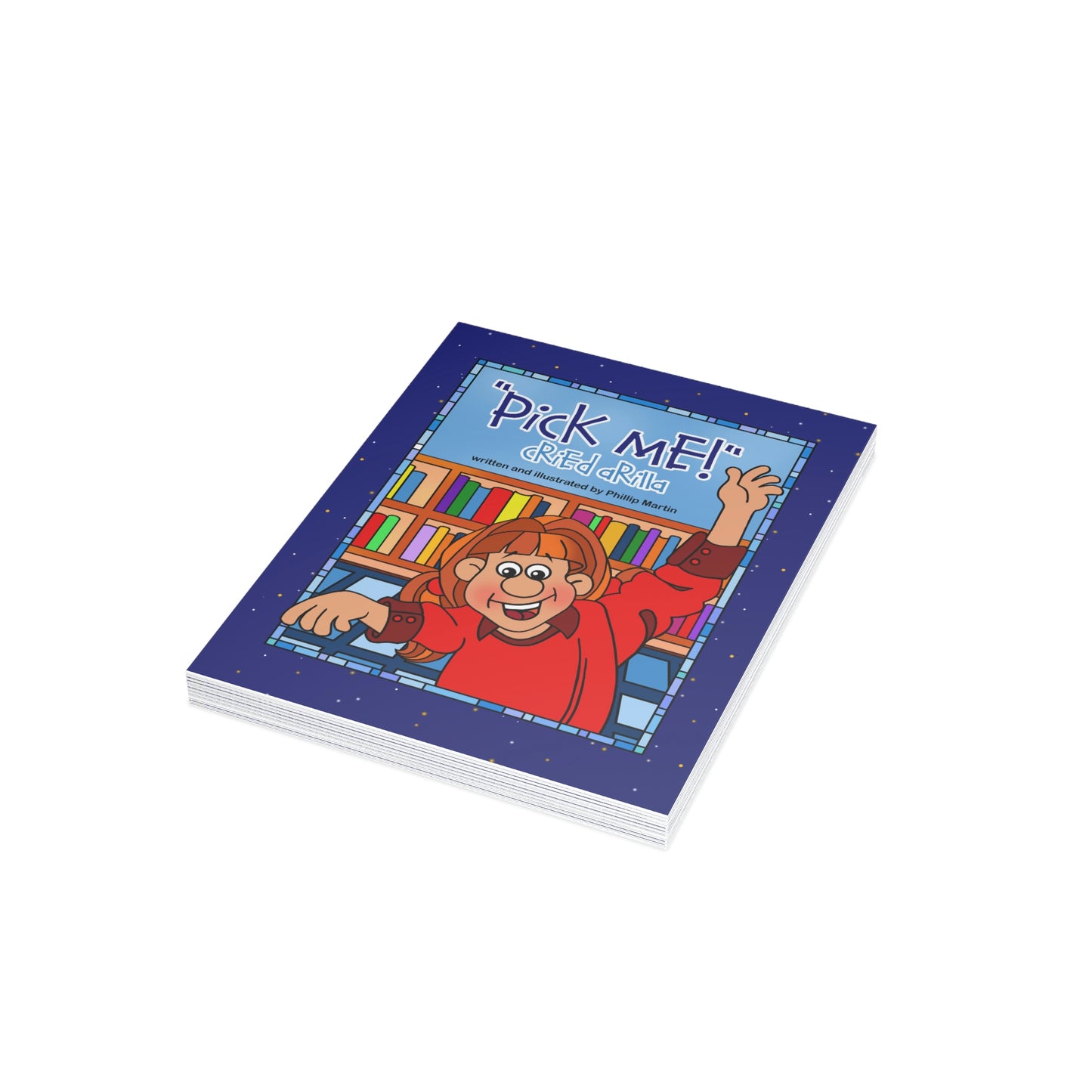Pick Me Cried Arilla Greeting Cards (1, 10, 30, and 50pcs)
