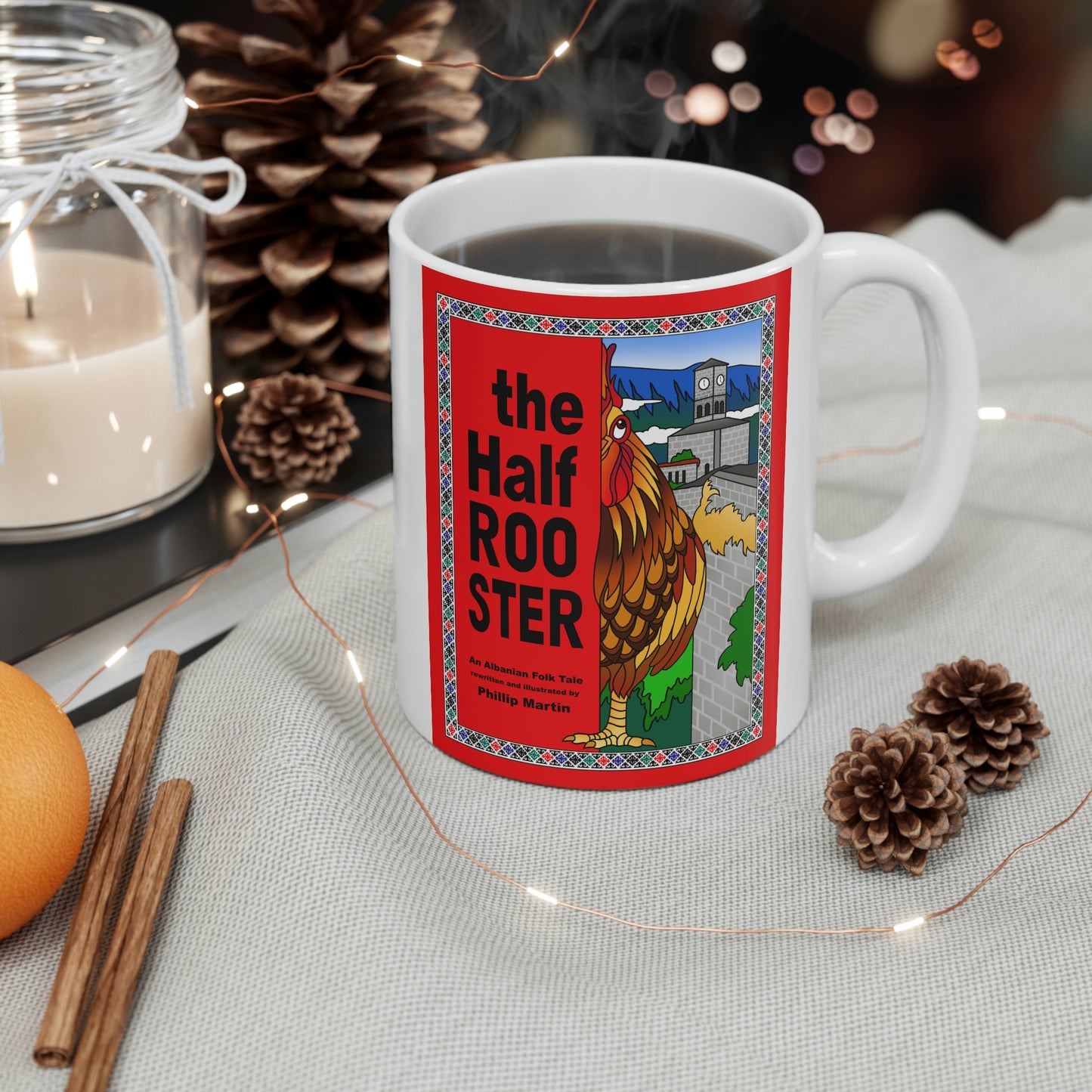 The Half Rooster Ceramic Mug 11oz