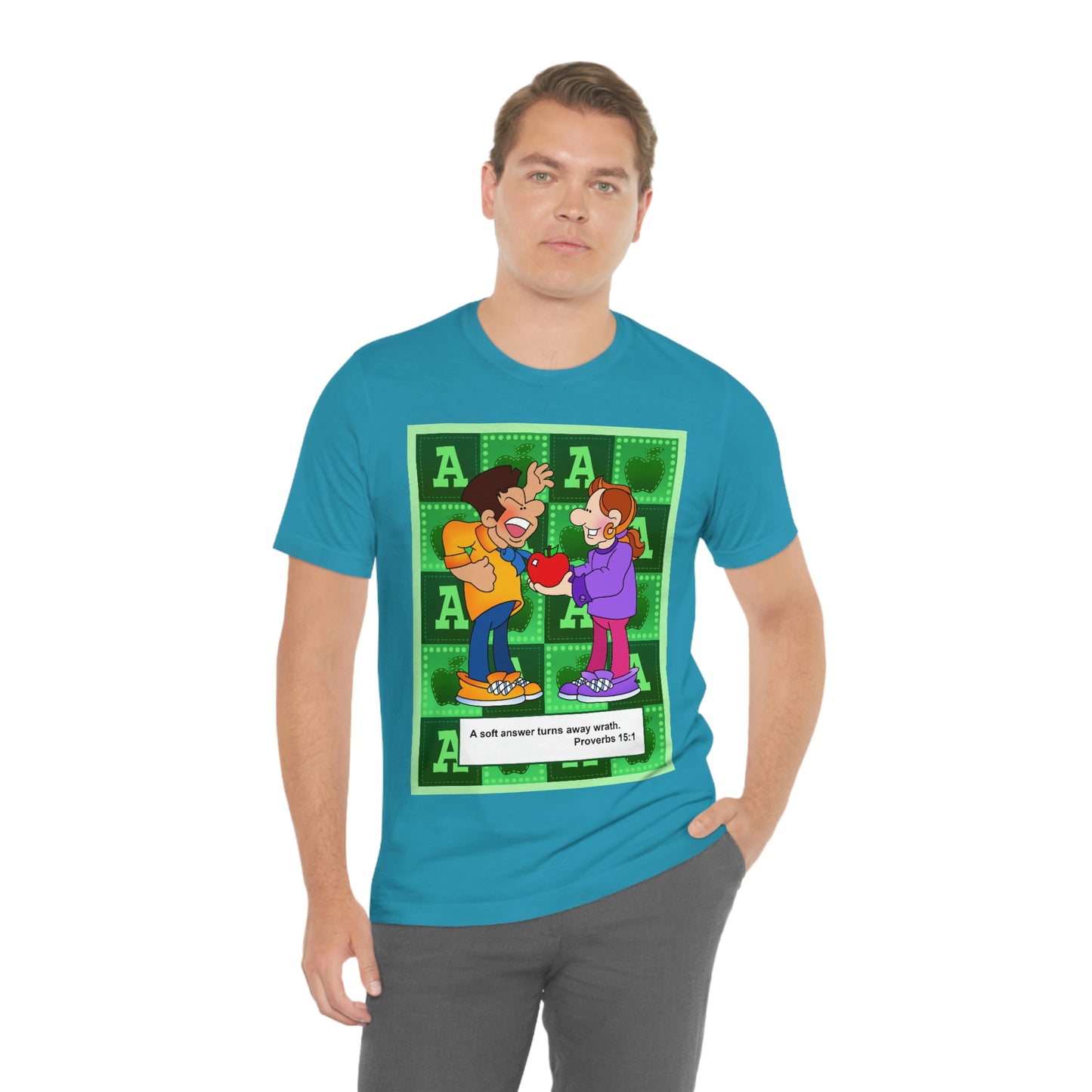 The Bible as Simple as ABC A Unisex Jersey Short Sleeve Tee