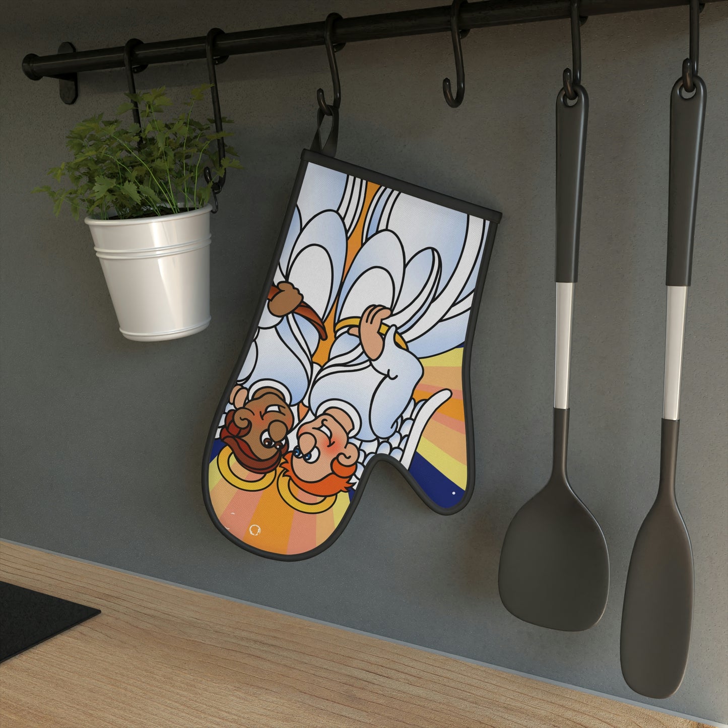 Hark and Harold Angel Sing Oven Glove
