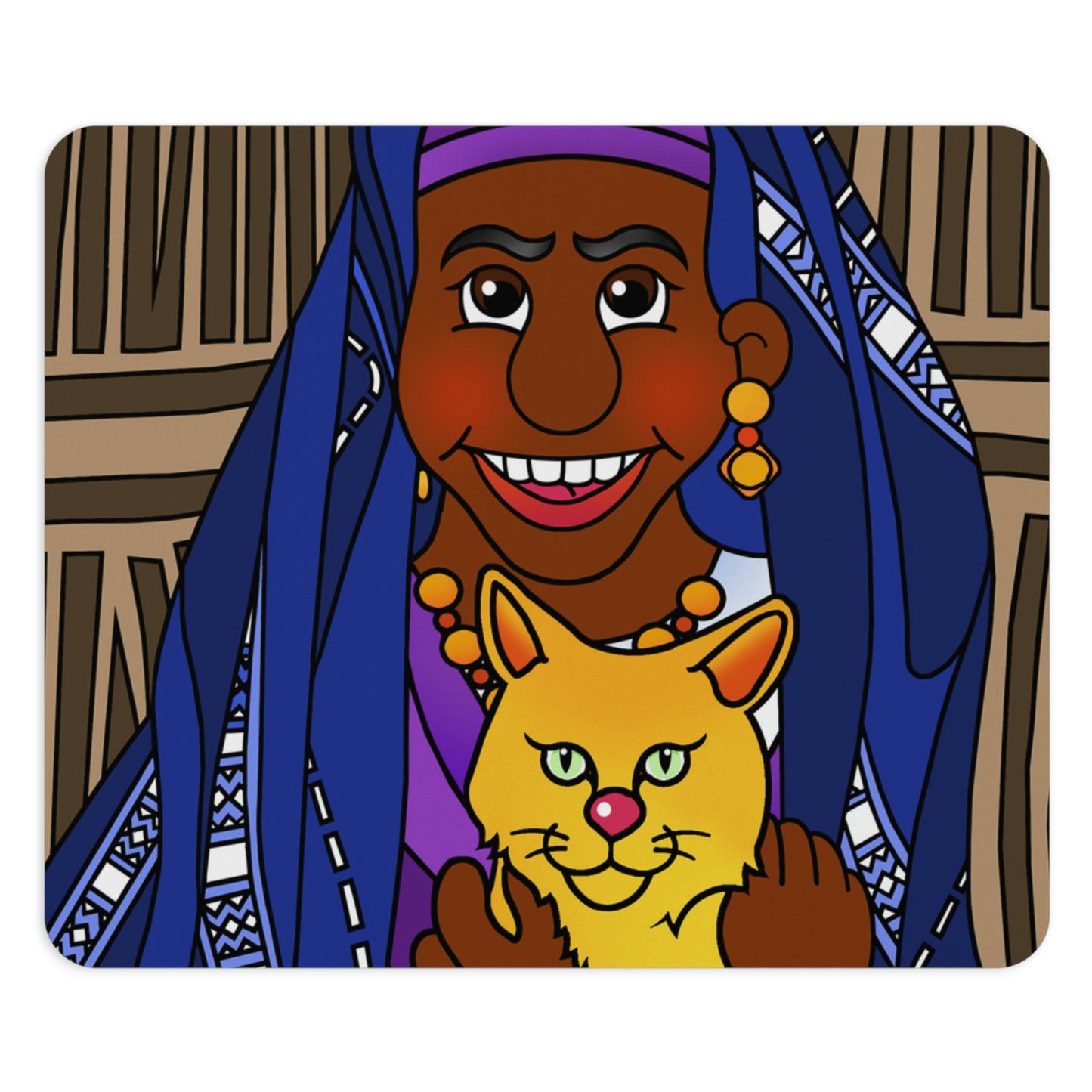 The Kitty Cat Cried Mouse Pad