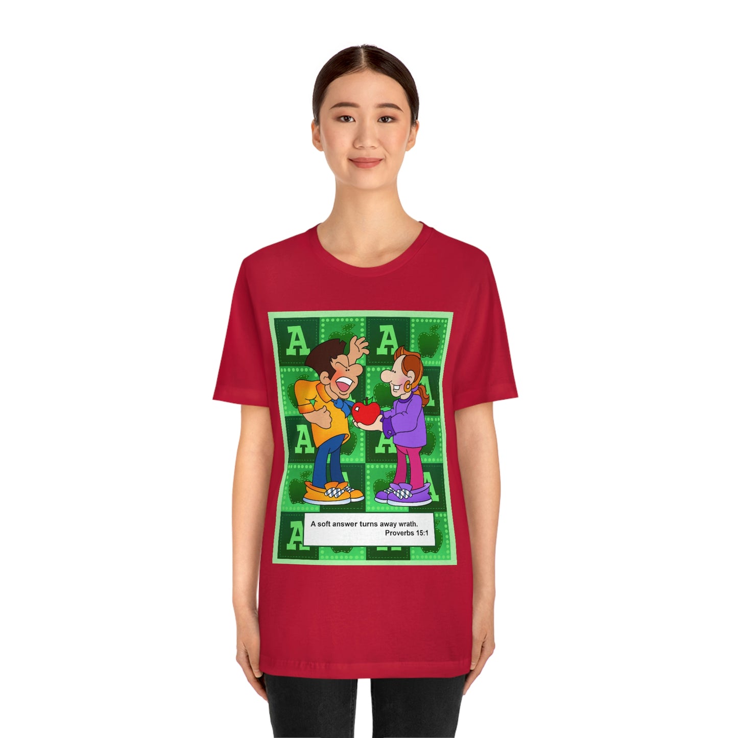 The Bible as Simple as ABC A Unisex Jersey Short Sleeve Tee