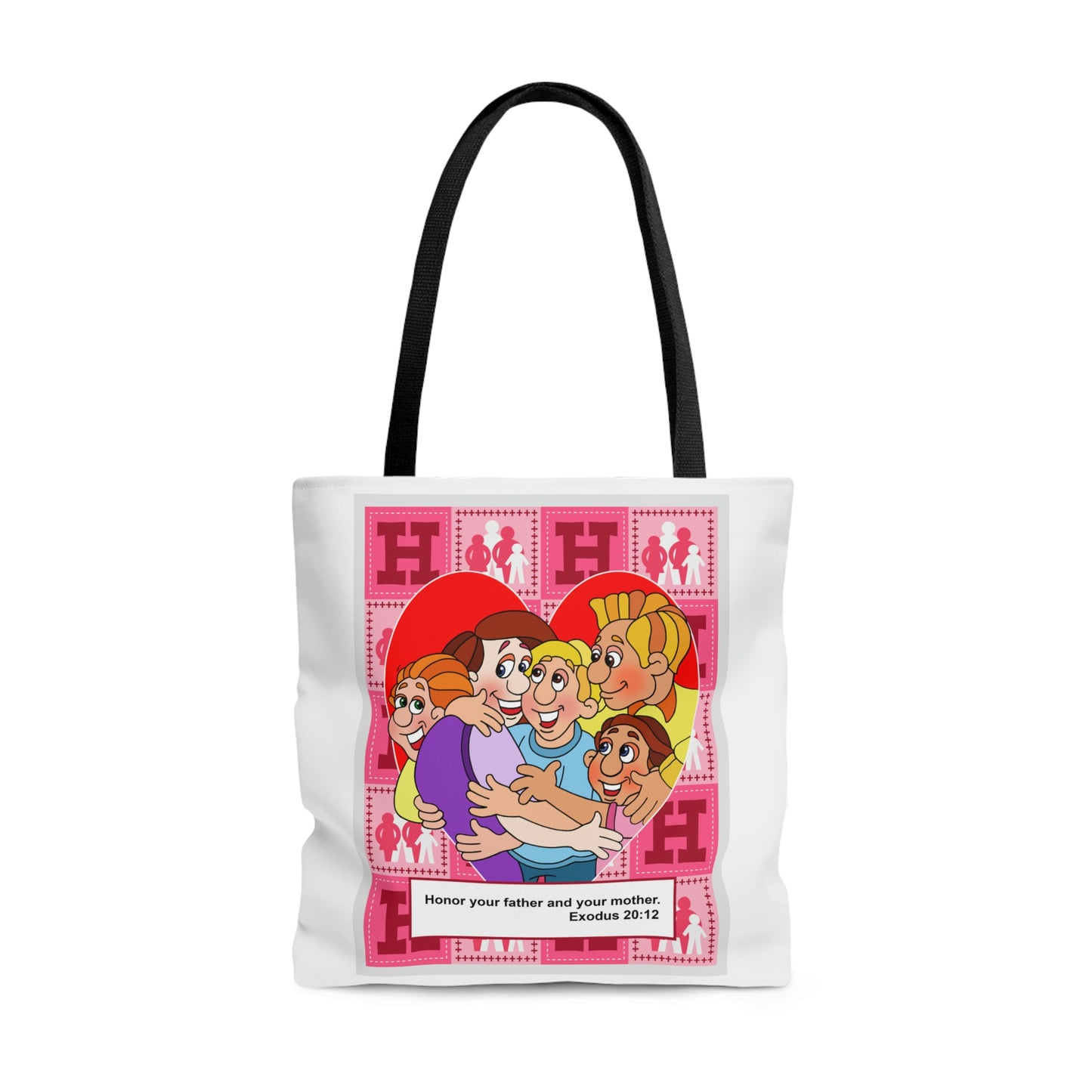 The Bible as Simple as ABC H AOP Tote Bag