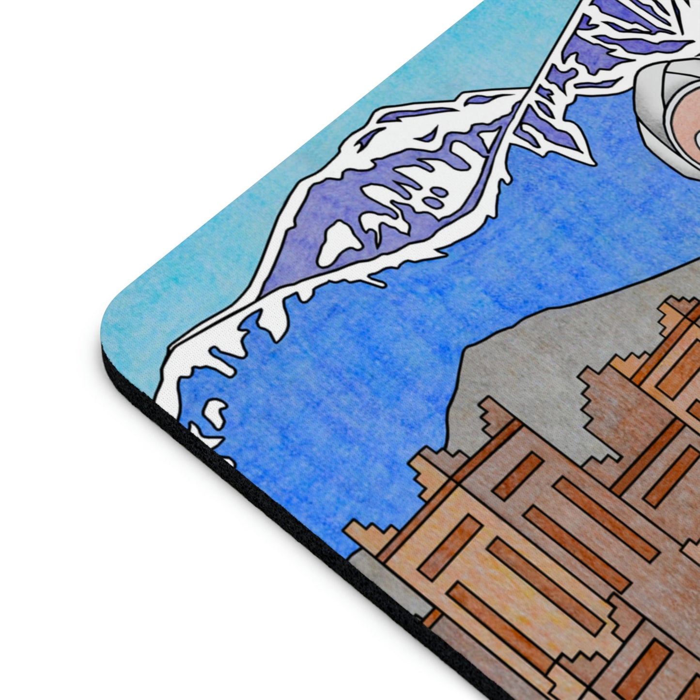 The Stone at the Door Rectangle Mouse Pad