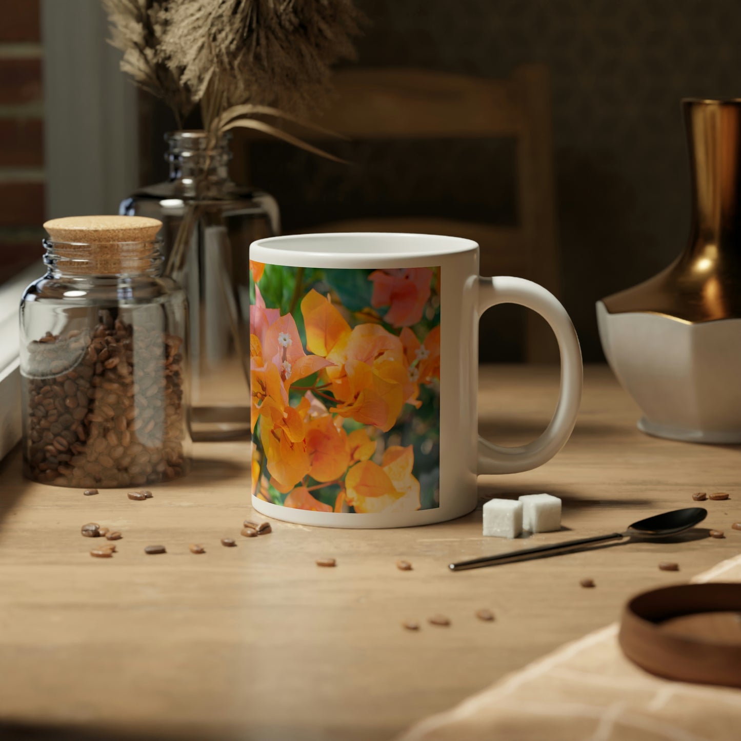Flowers 29 Jumbo Mug, 20oz
