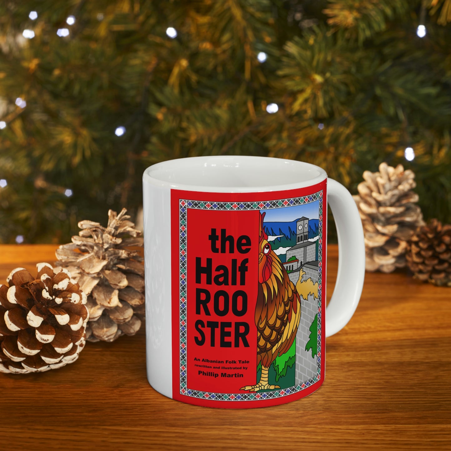 The Half Rooster Ceramic Mug 11oz
