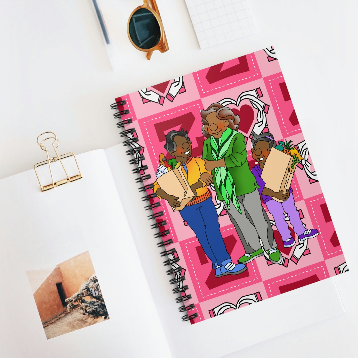 The Bible as Simple as ABC Z Spiral Notebook - Ruled Line