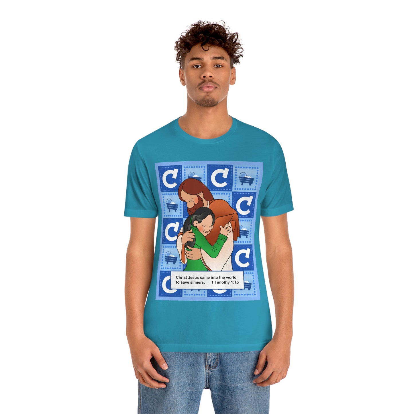 The Bible as Simple as ABC C Unisex Jersey Short Sleeve Tee