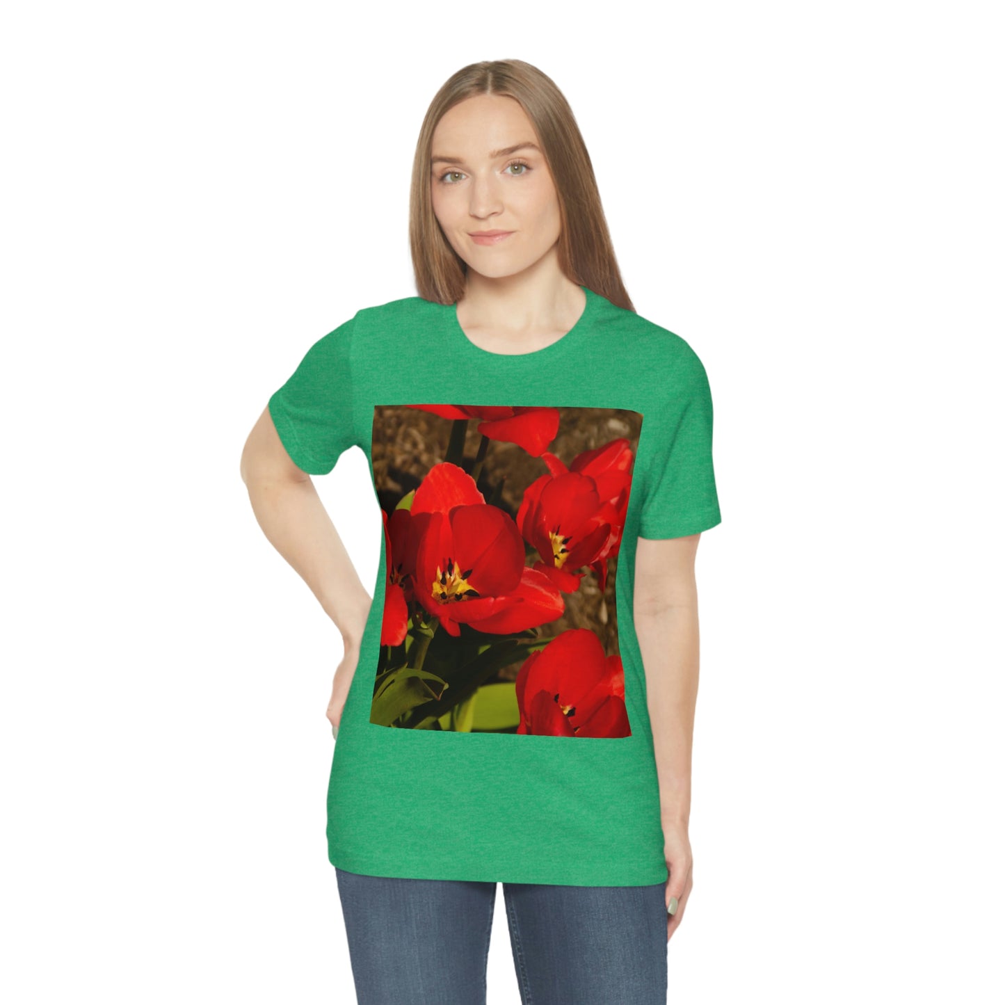 Flowers 05 Unisex Jersey Short Sleeve Tee