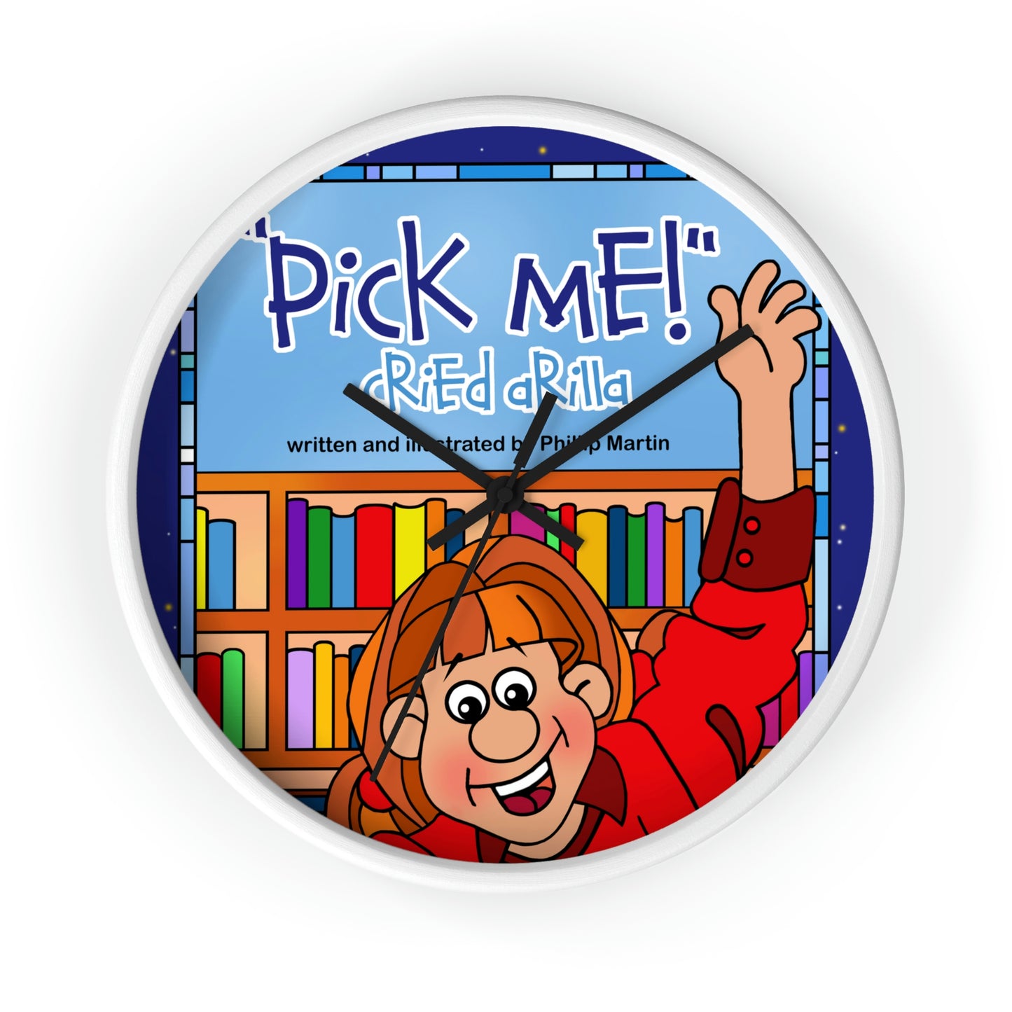 Pick Me Cried Arilla! Wall clock