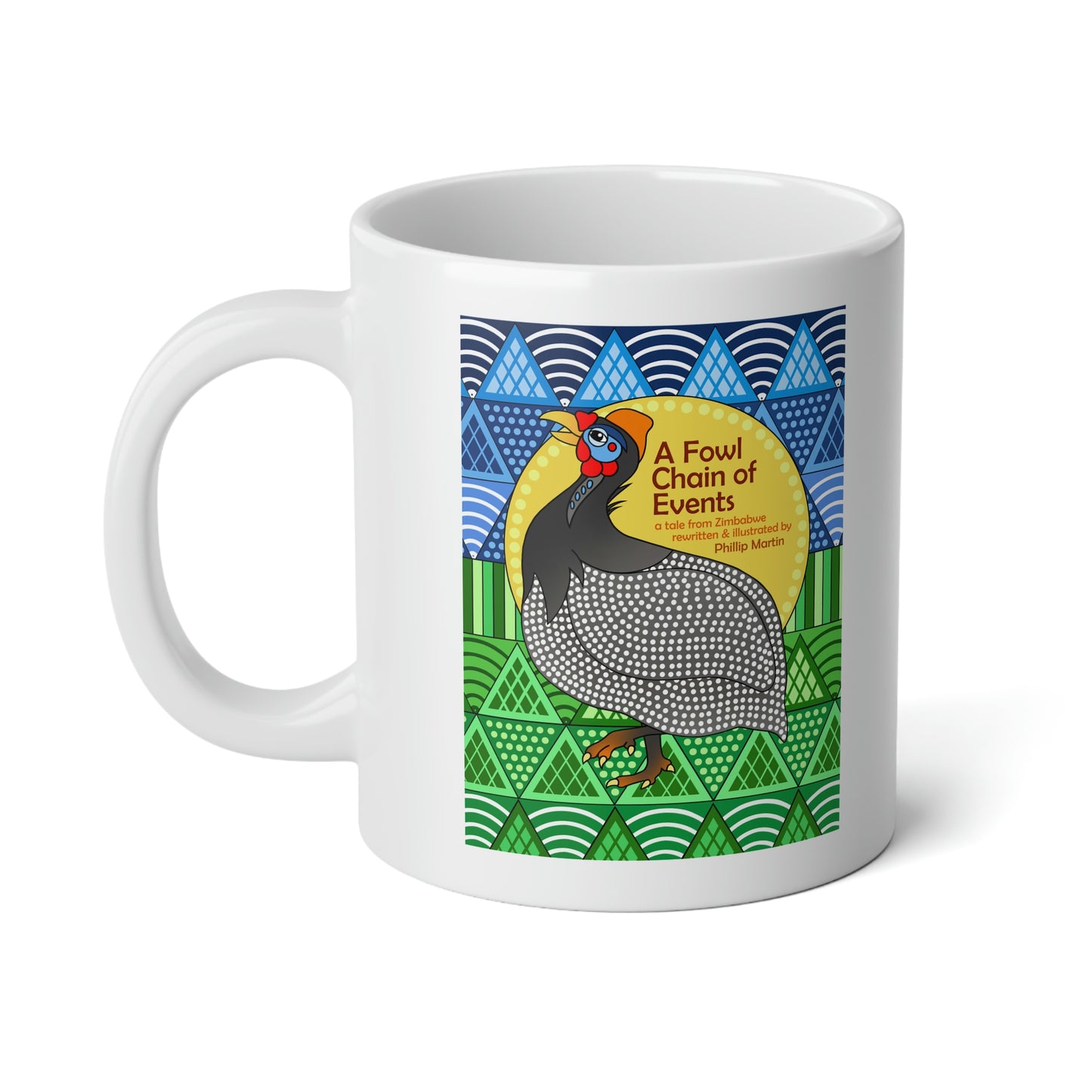 A Fowl Chain of Events Jumbo Mug, 20oz