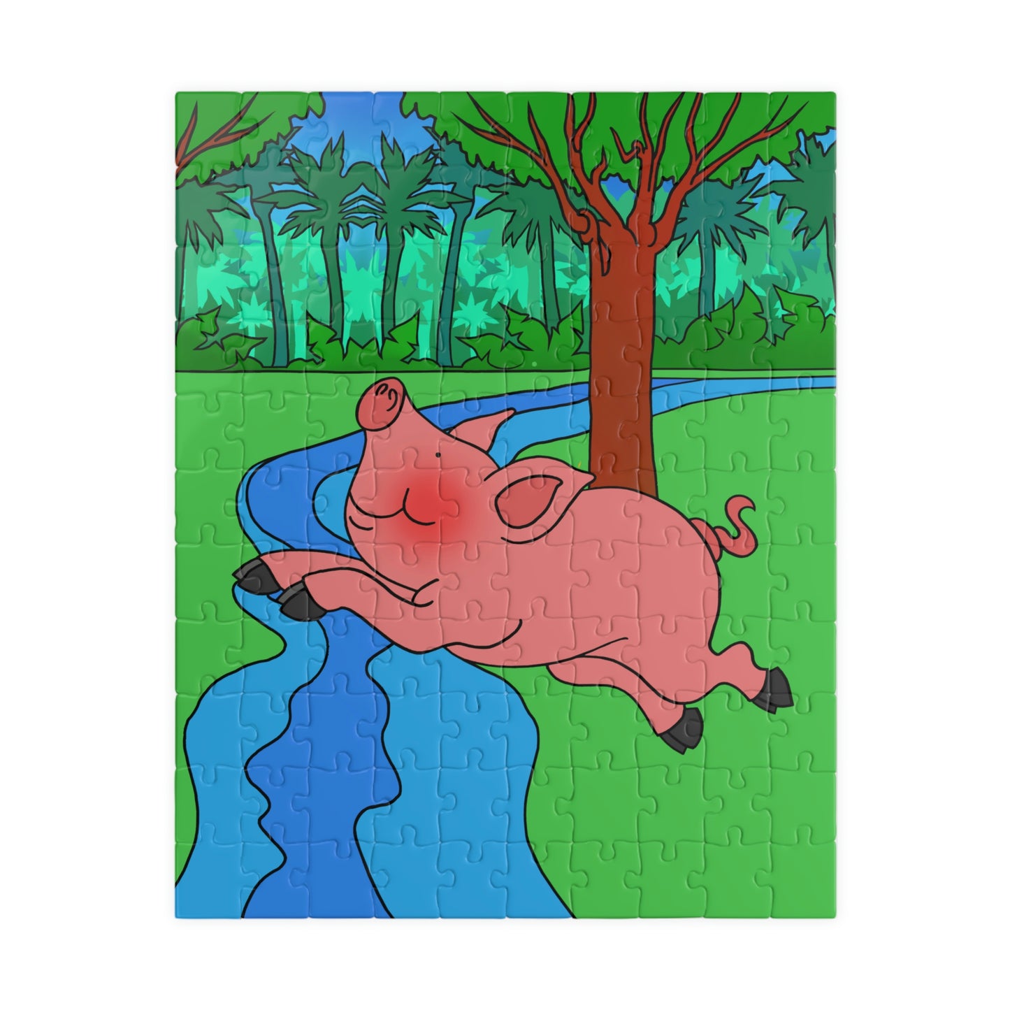 Anansi and the Market Pig! Puzzle (110, 252, 500, 1014-piece)