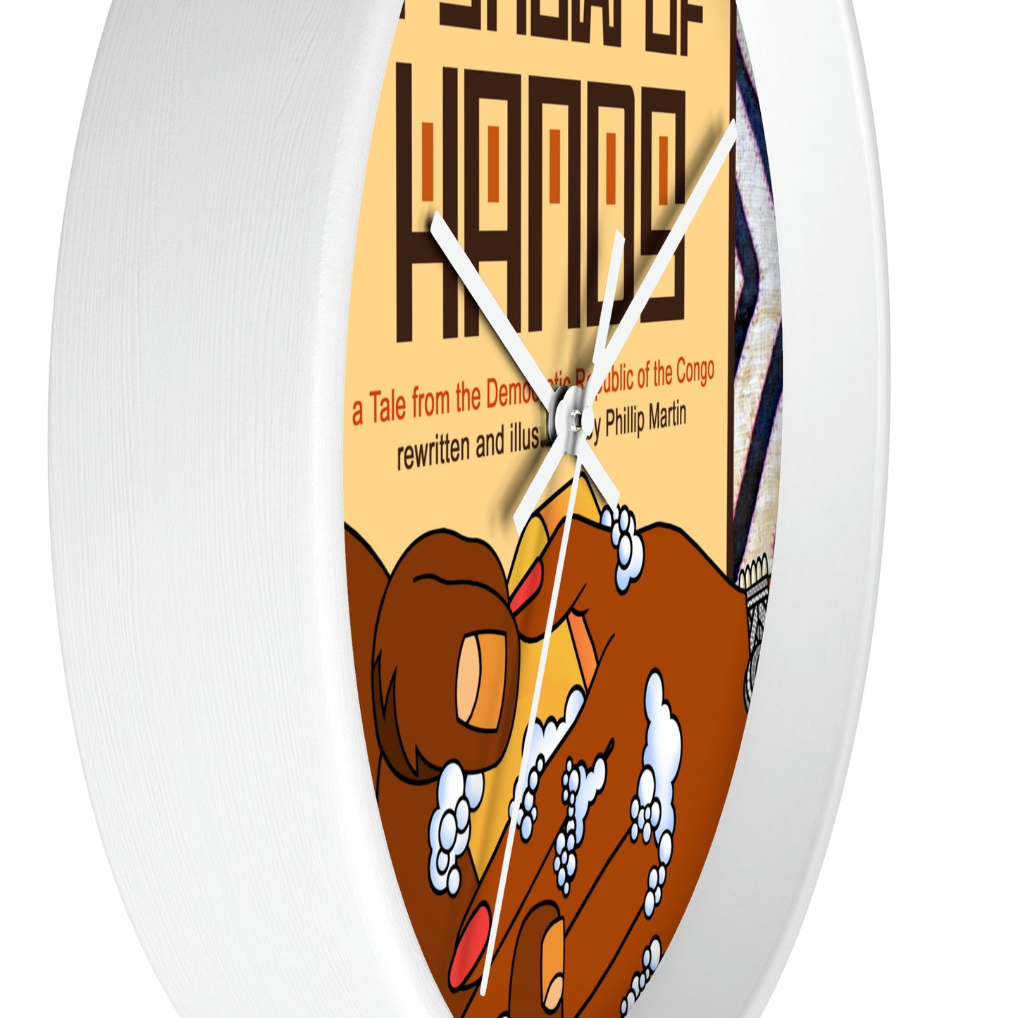 A Show of Hands Wall clock