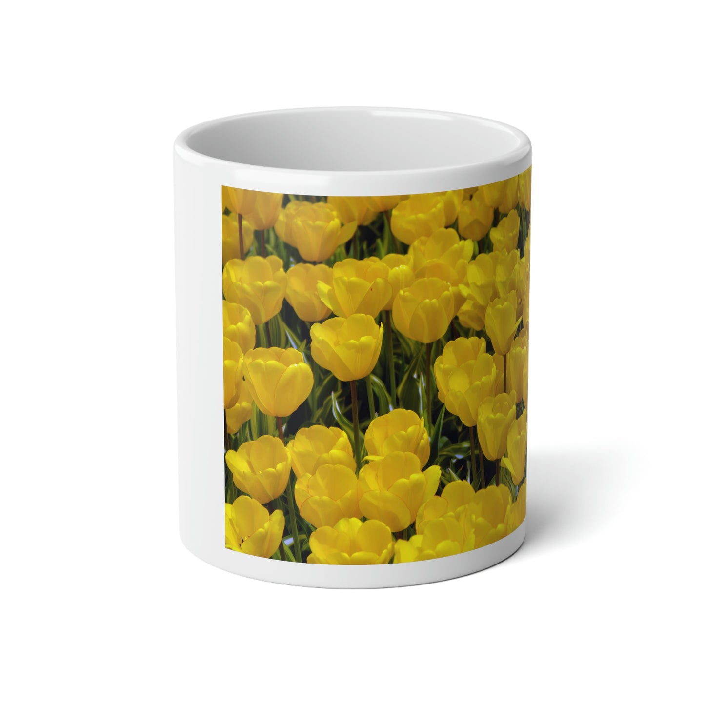 Flowers 23 Jumbo Mug, 20oz