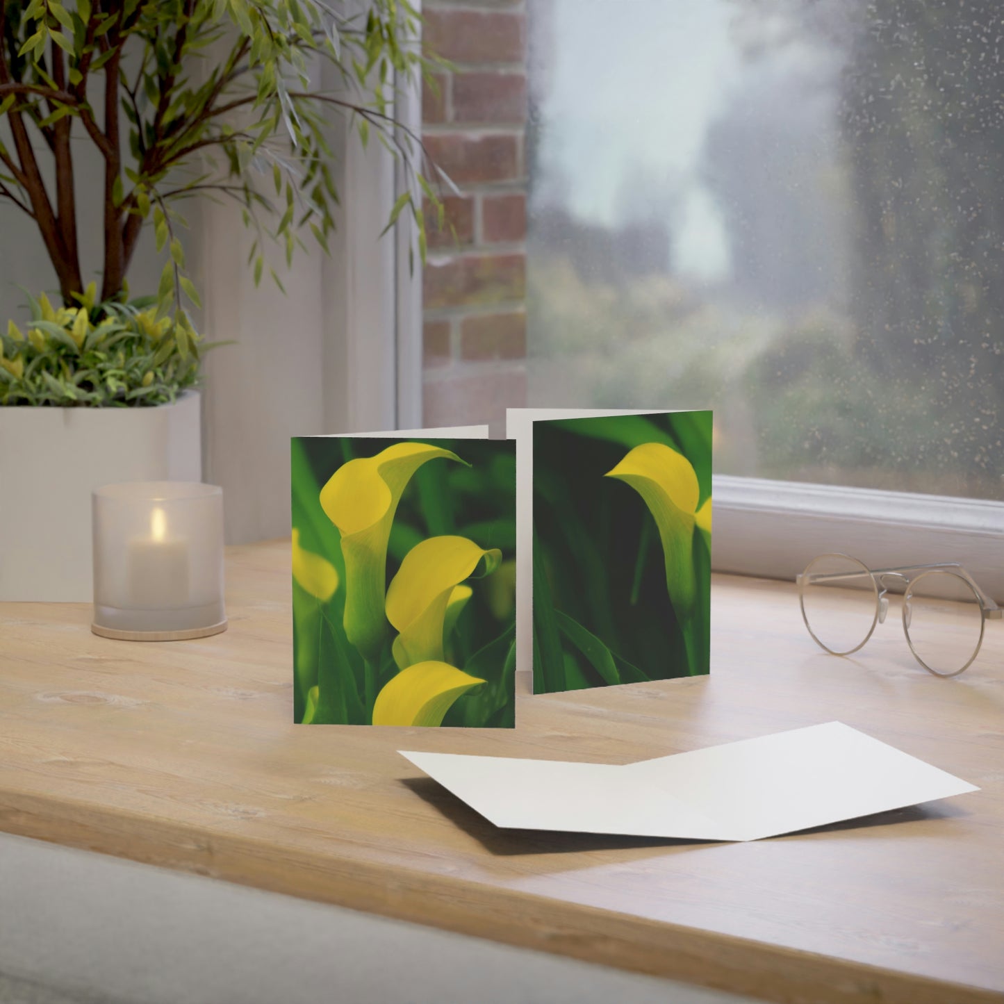 Flowers 33 Greeting Cards (1, 10, 30, and 50pcs)