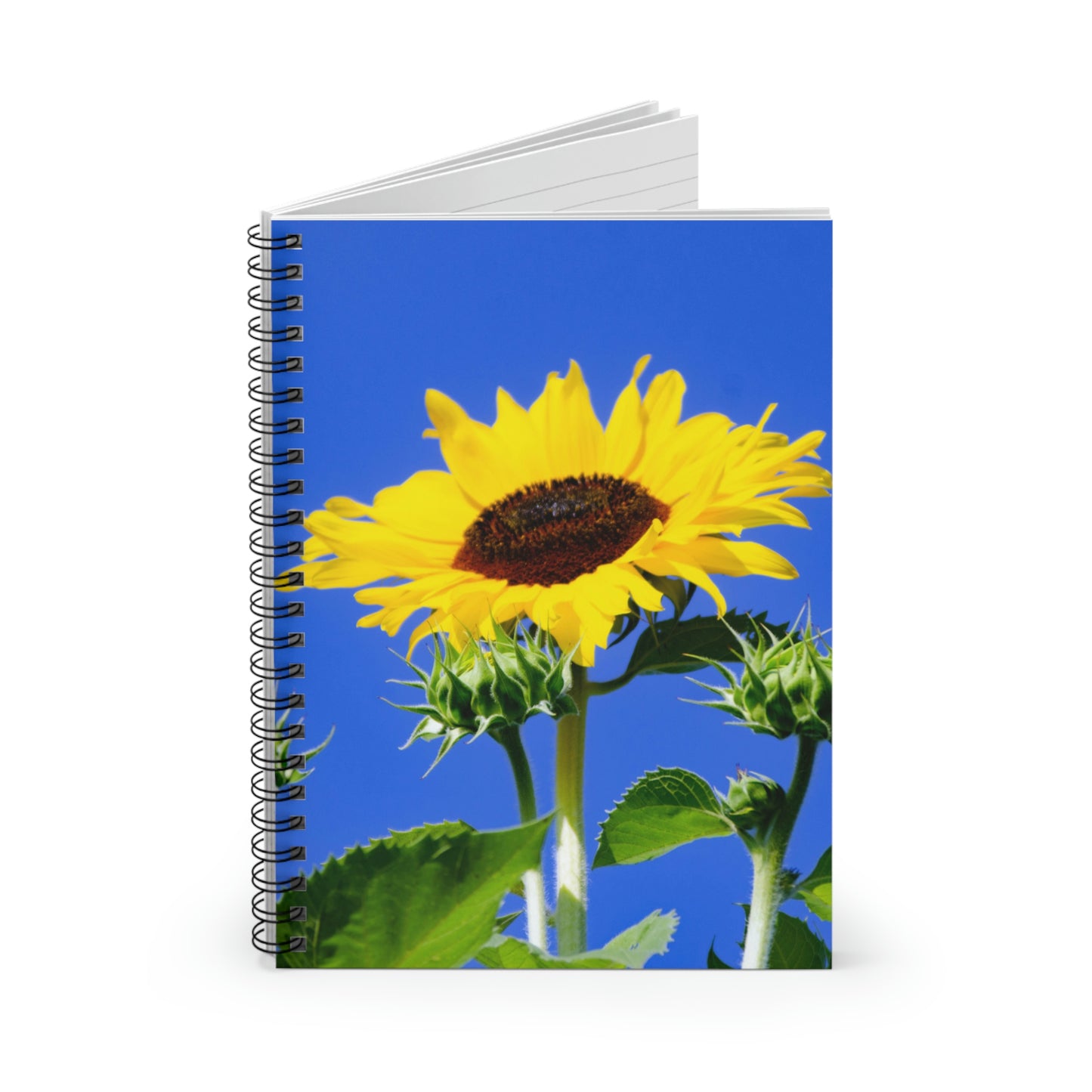 Flowers 02 Spiral Notebook - Ruled Line
