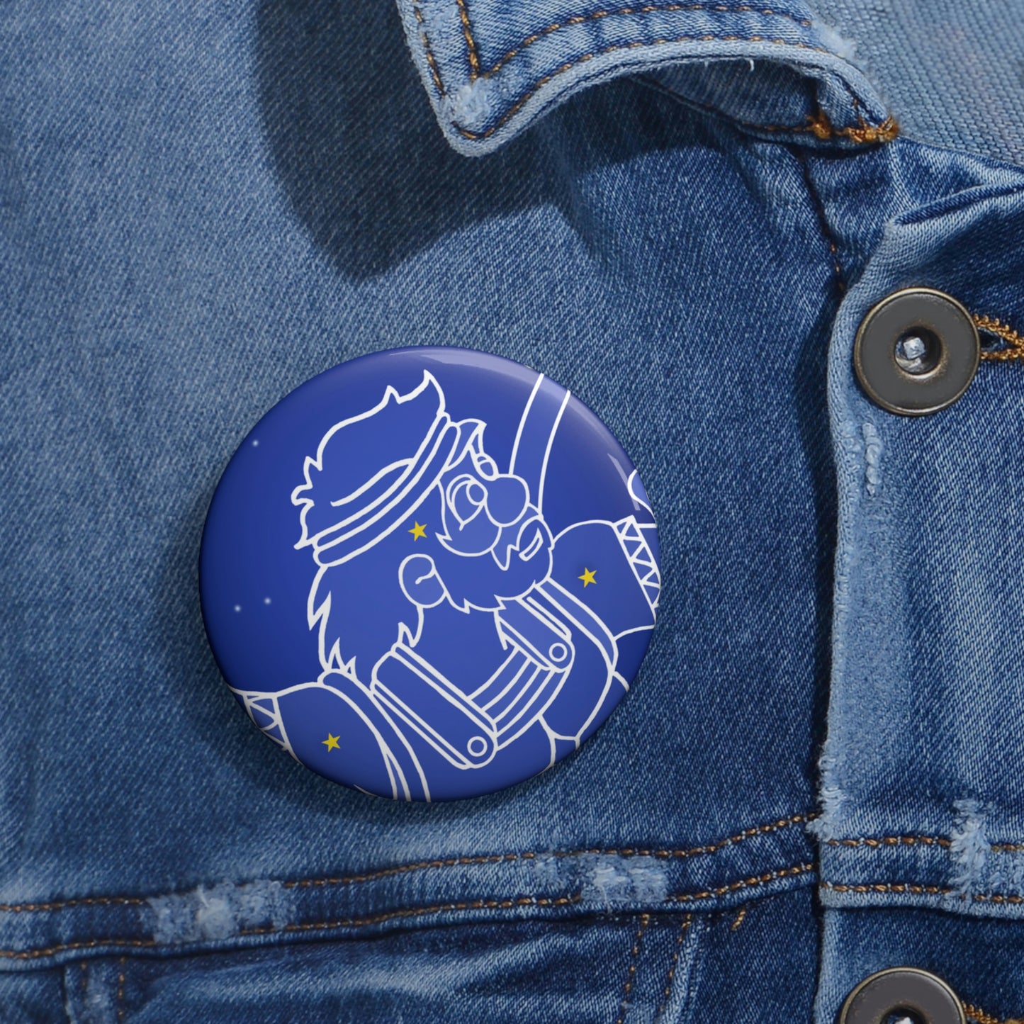 Triple Gratitude with Assorted Monsters!! Custom Pin Buttons