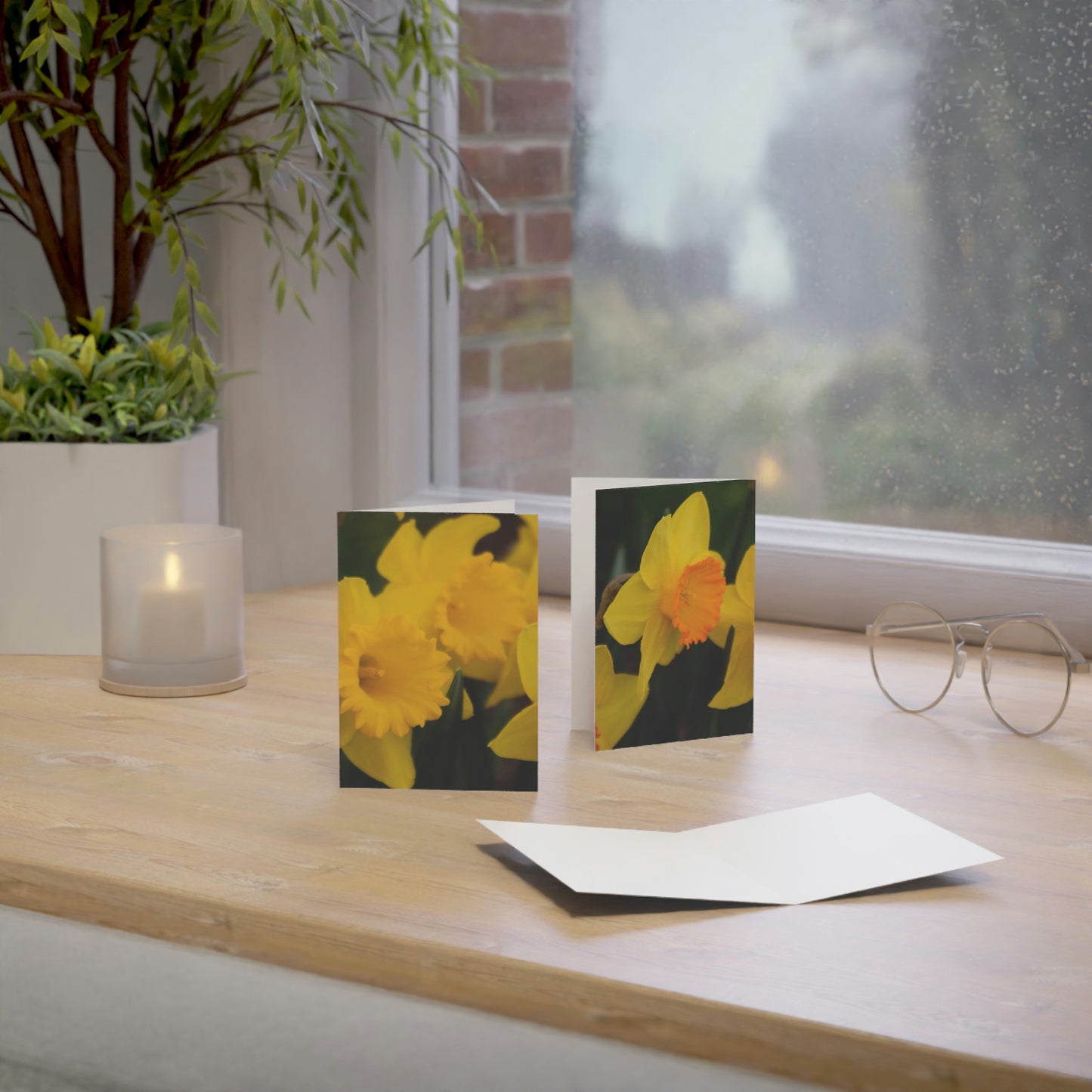 Flowers 08 Greeting Cards (1, 10, 30, and 50pcs)
